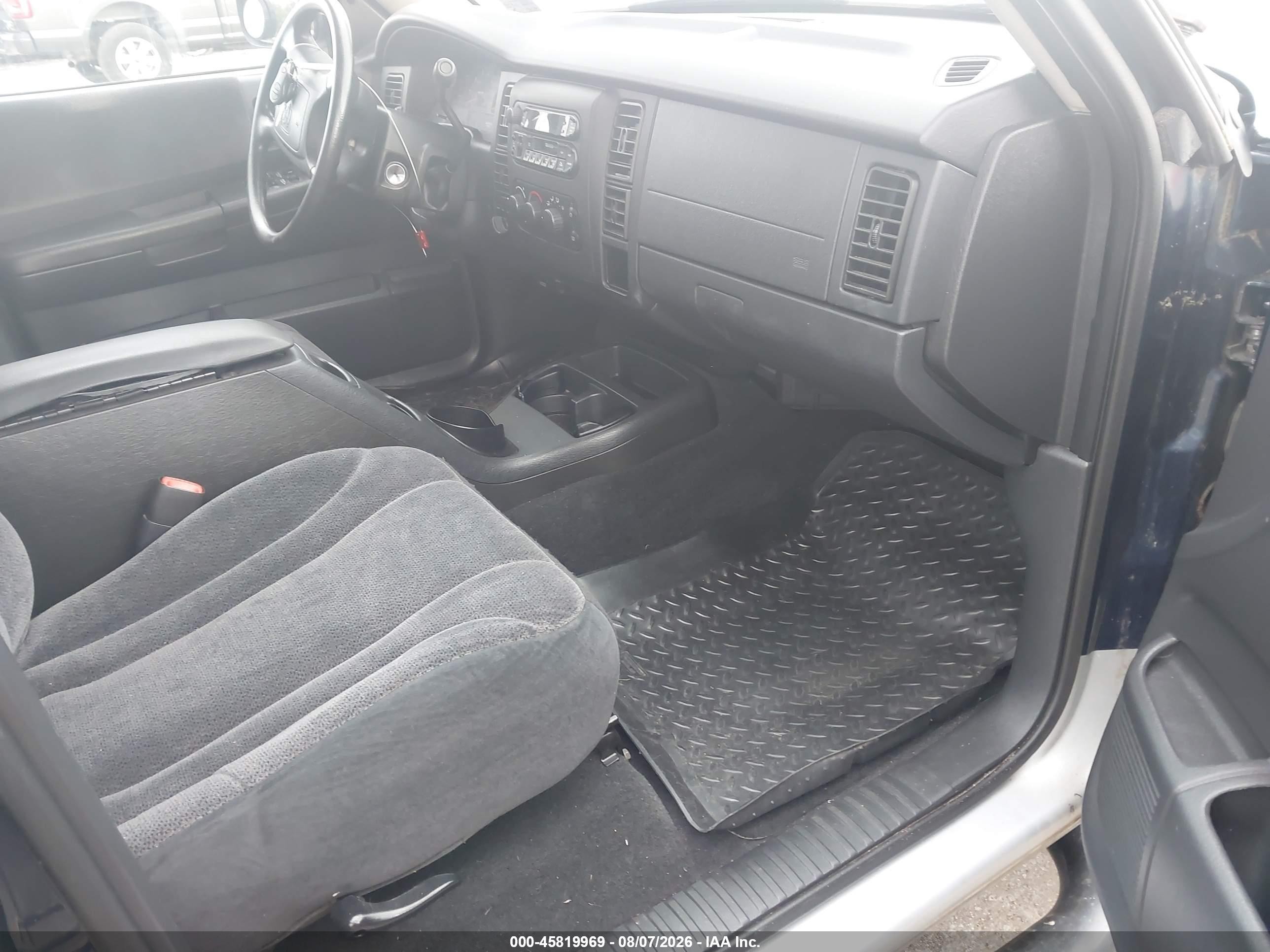 2004 Dodge Dakota Slt Синий vin: 1D7HG48N24S728599