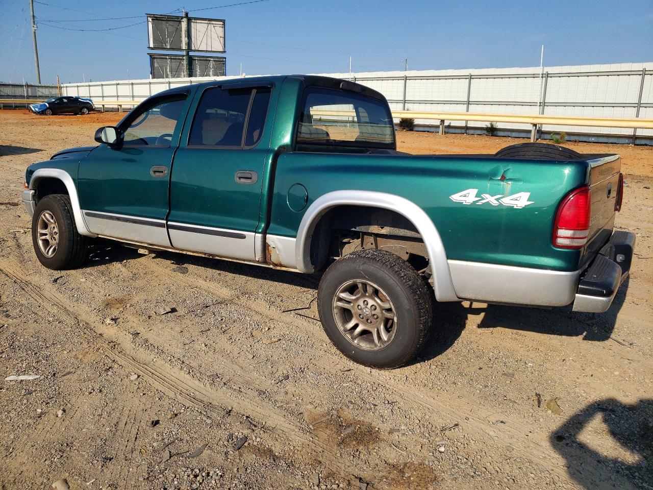 2004 Dodge Dakota Quad Slt Green vin: 1D7HG48N44S523690