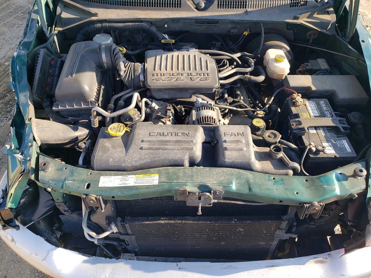 2004 Dodge Dakota Quad Slt Green vin: 1D7HG48N44S523690