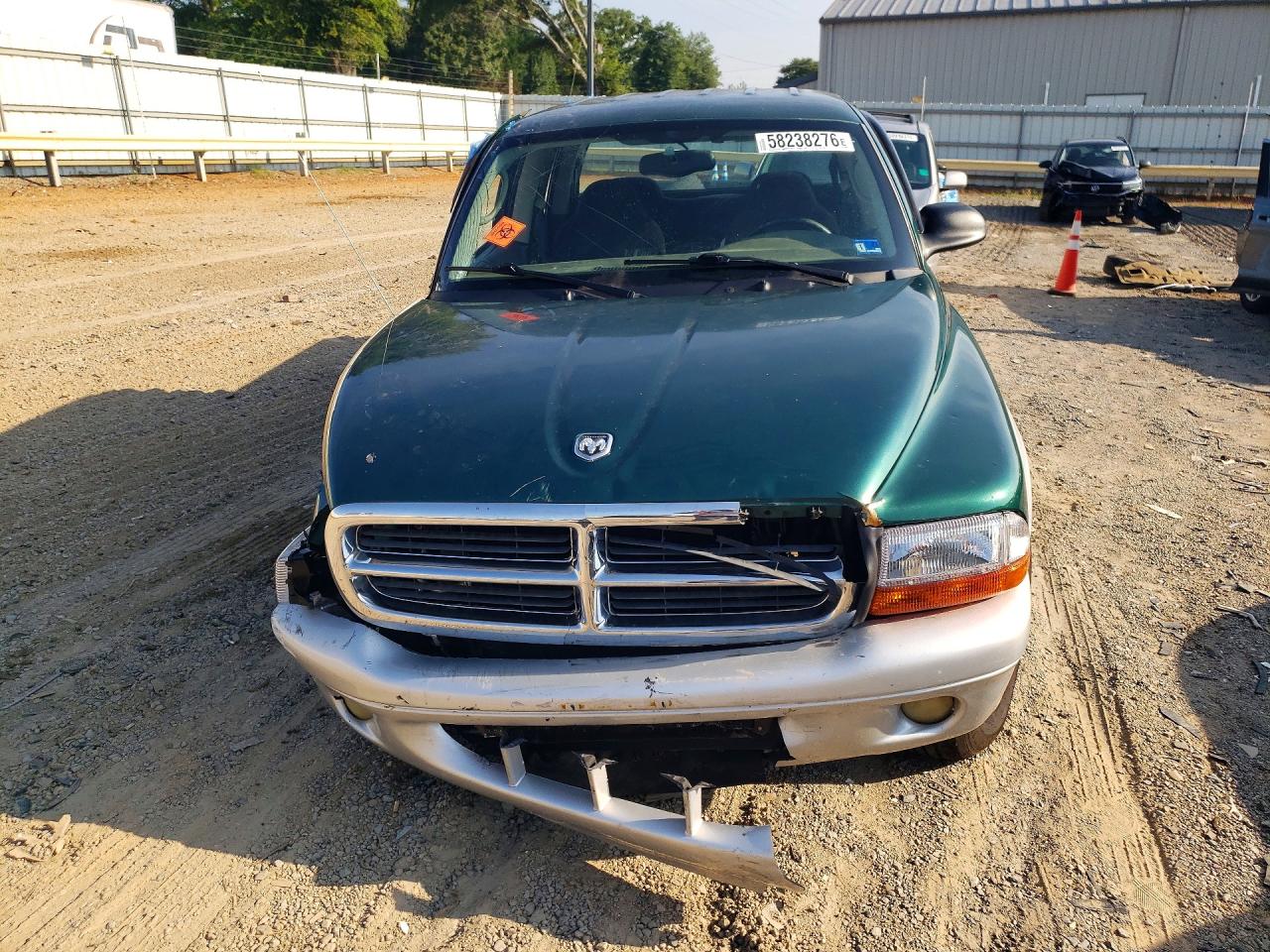 2004 Dodge Dakota Quad Slt Green vin: 1D7HG48N44S523690
