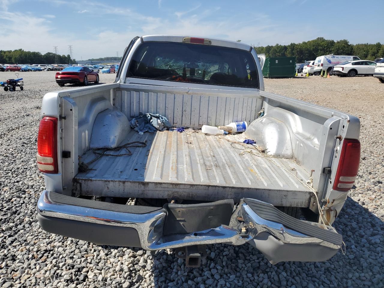2004 Dodge Dakota Quad Slt Silver vin: 1D7HG48N54S635303