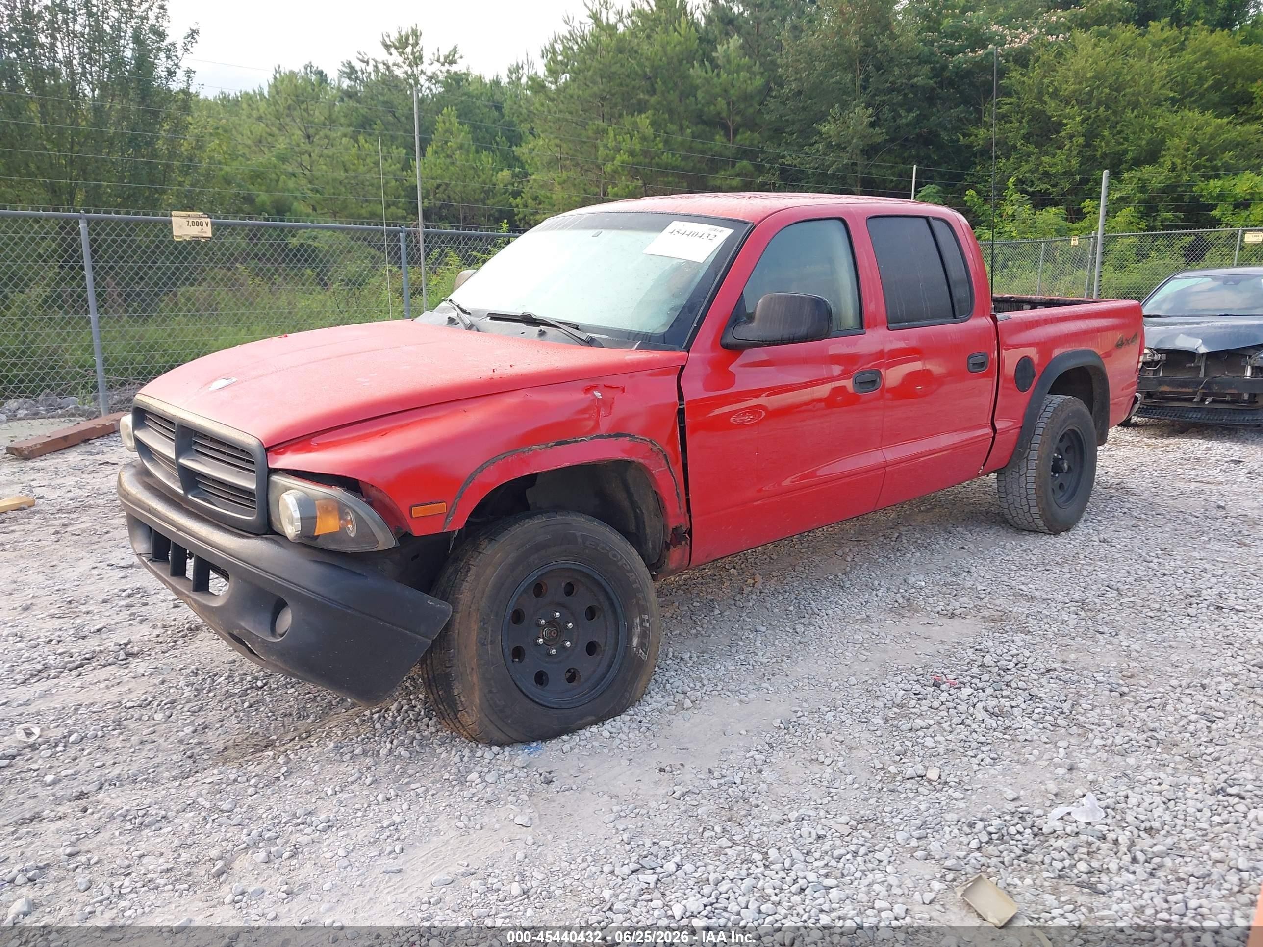 2004 Dodge Dakota Slt Red vin: 1D7HG48N64S540426