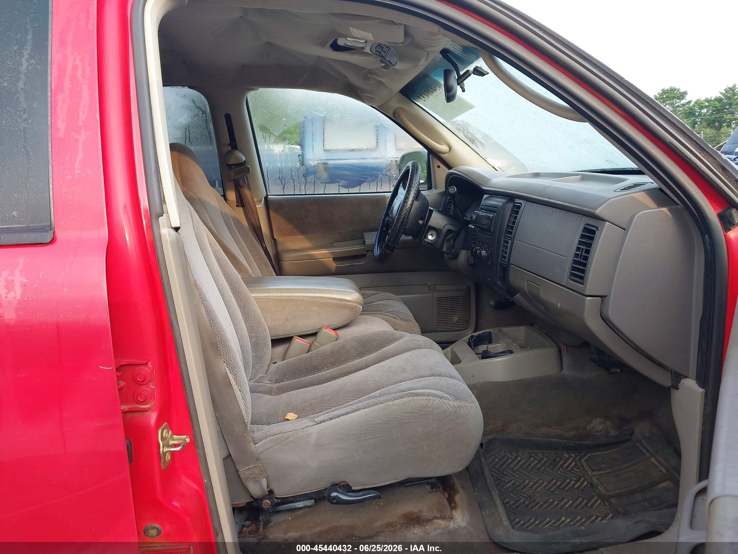 2004 Dodge Dakota Slt Red vin: 1D7HG48N64S540426