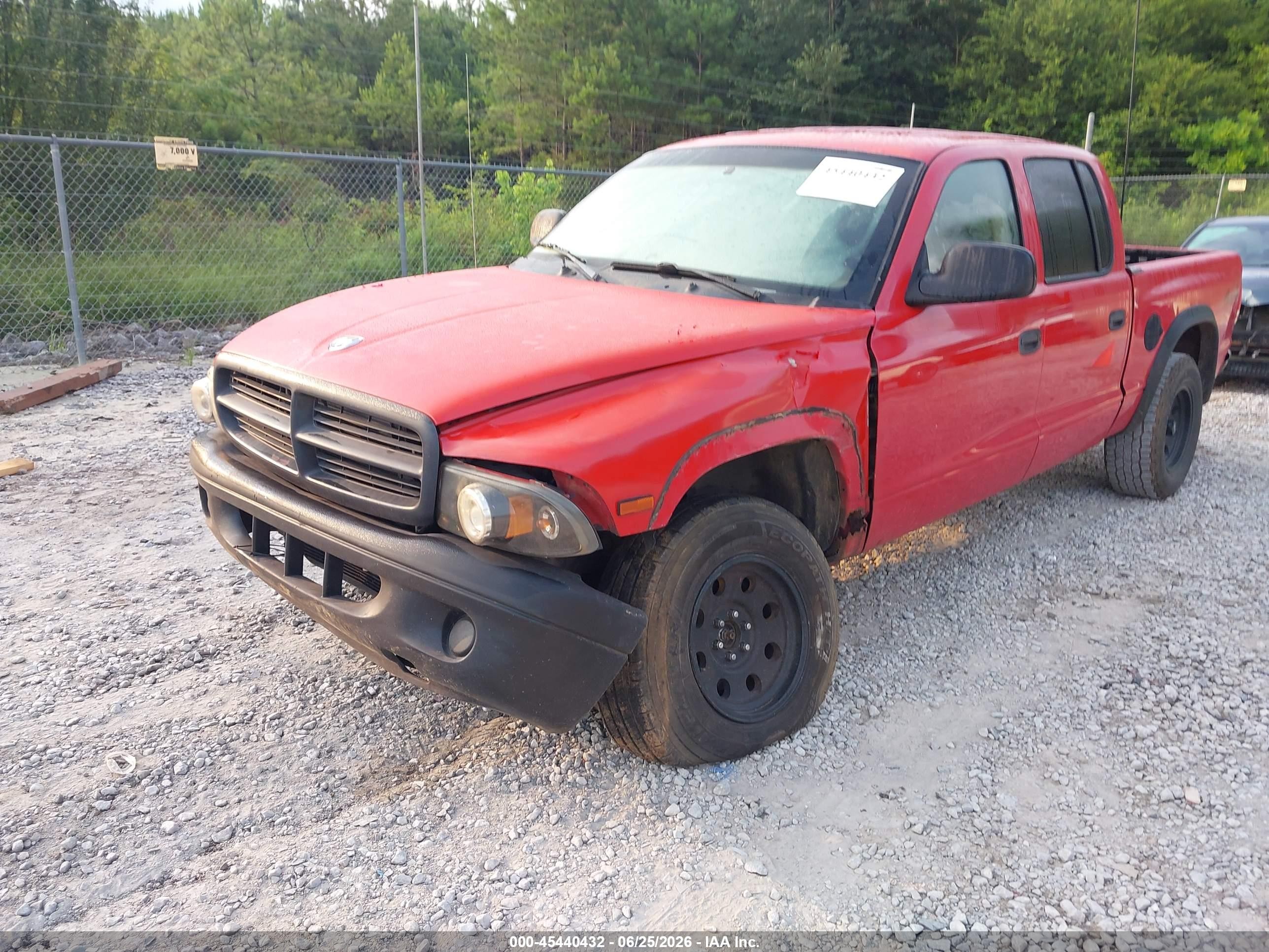 2004 Dodge Dakota Slt Red vin: 1D7HG48N64S540426
