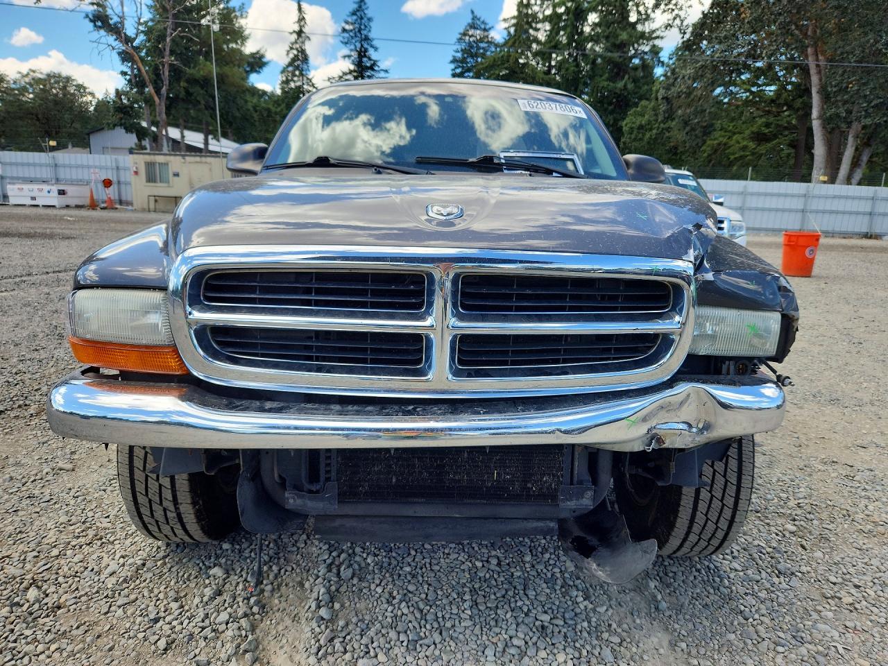 2004 Dodge Dakota Quad Slt Gray vin: 1D7HG48N64S718366