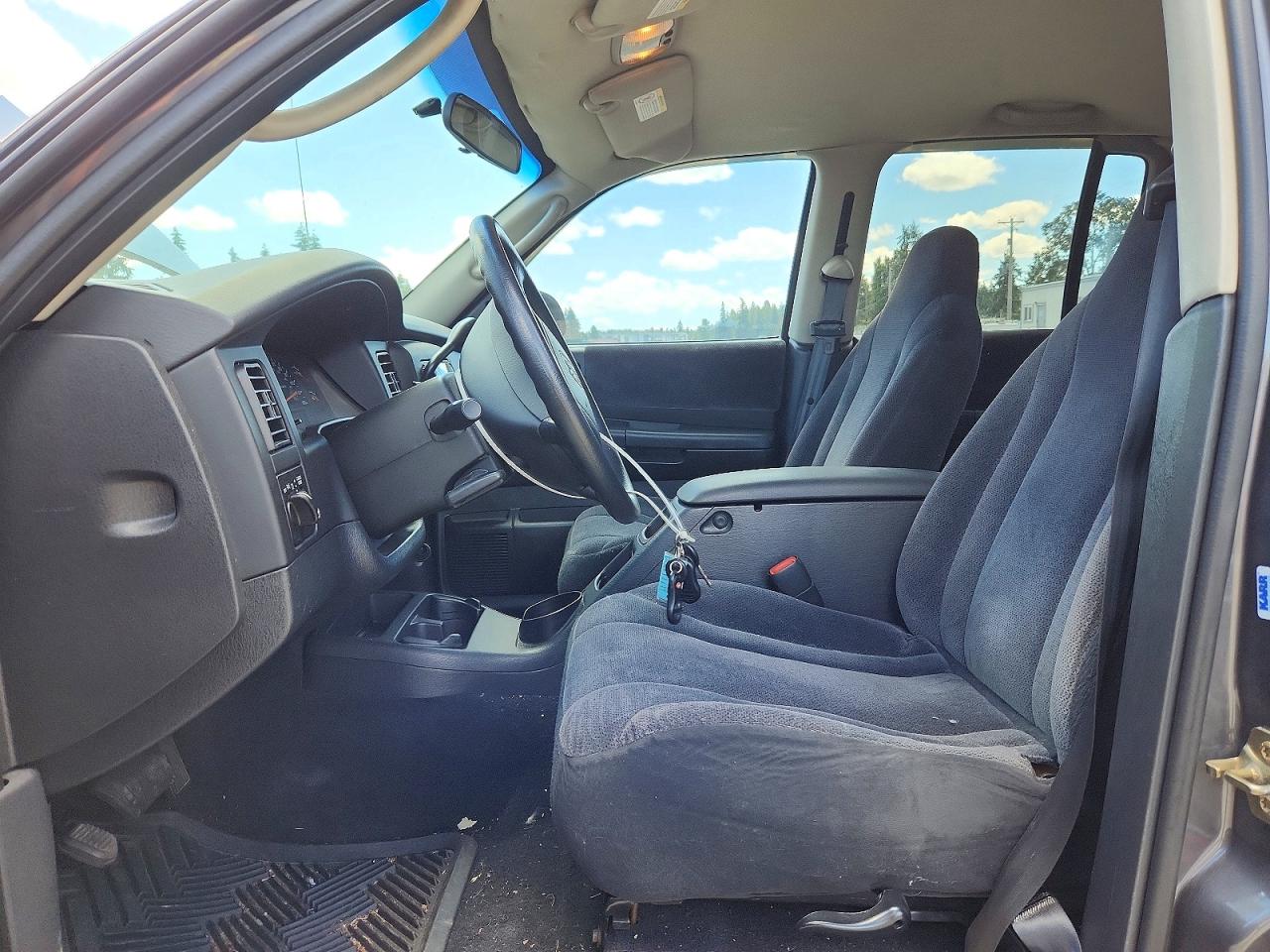 2004 Dodge Dakota Quad Slt Gray vin: 1D7HG48N64S718366