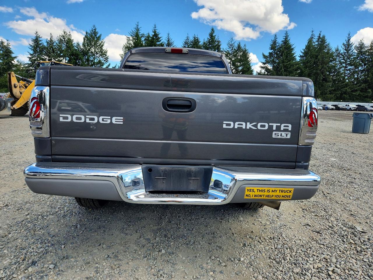 2004 Dodge Dakota Quad Slt Gray vin: 1D7HG48N64S718366