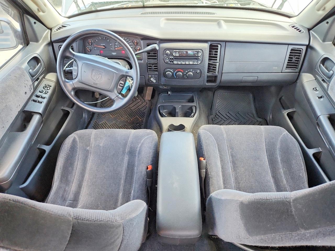 2004 Dodge Dakota Quad Slt Gray vin: 1D7HG48N64S718366