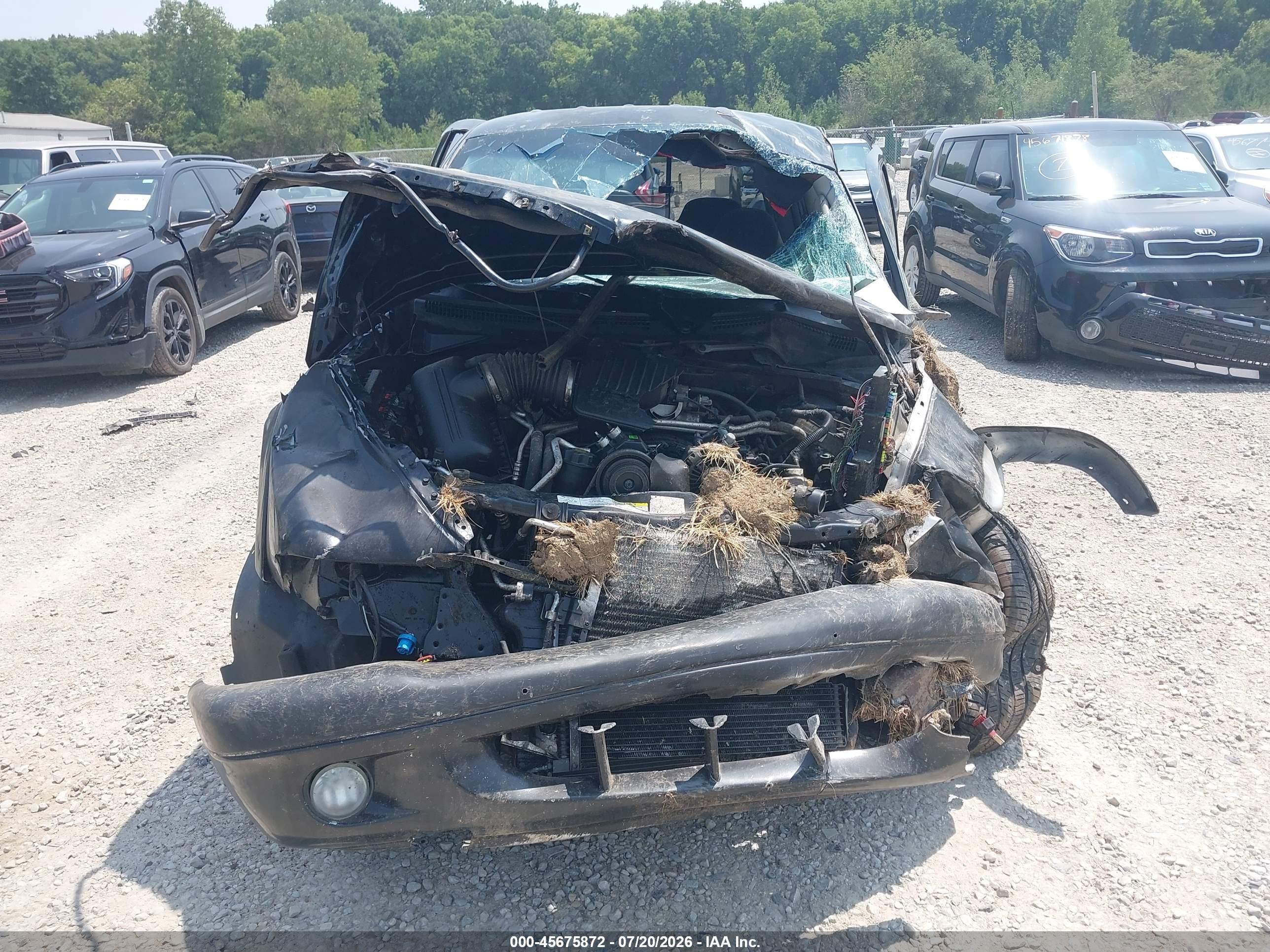 2004 Dodge Dakota Slt Black vin: 1D7HG48N84S522610