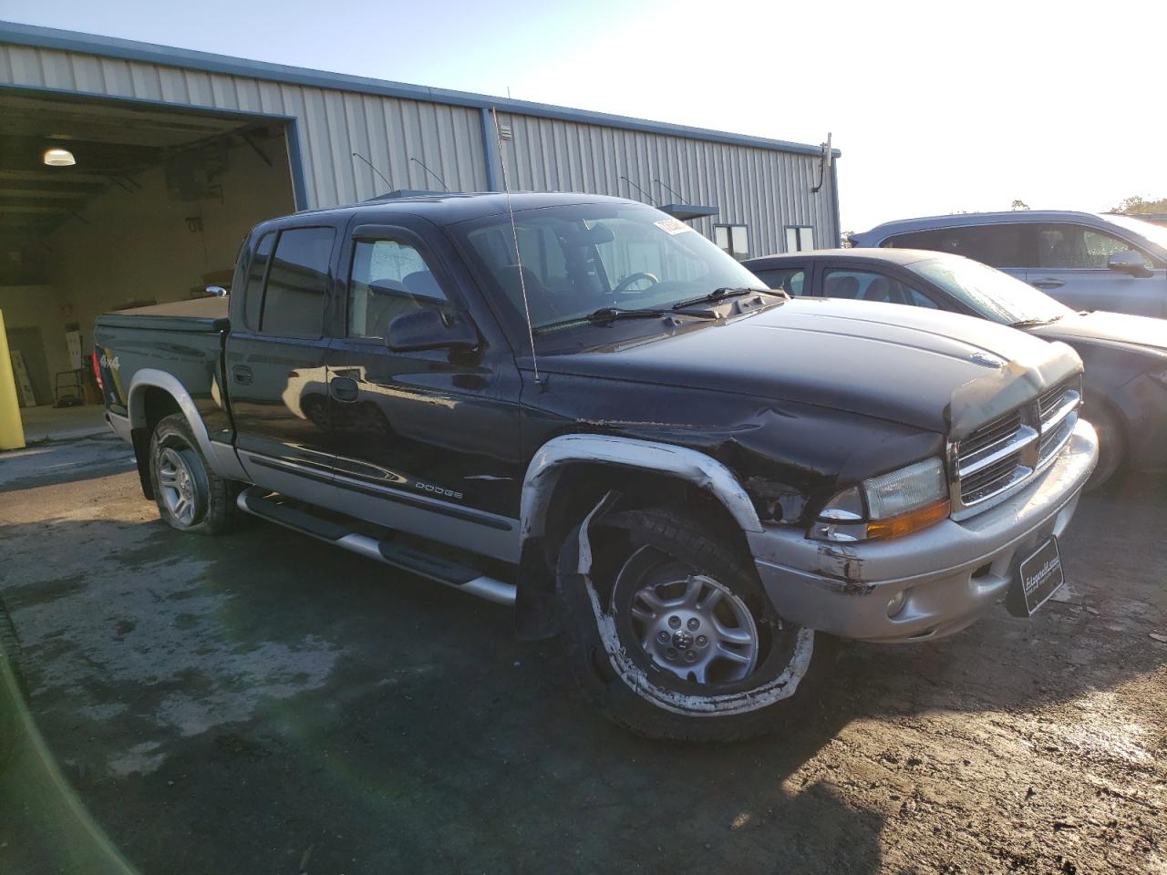 2004 Dodge Dakota Quad Slt Black vin: 1D7HG48N84S667470