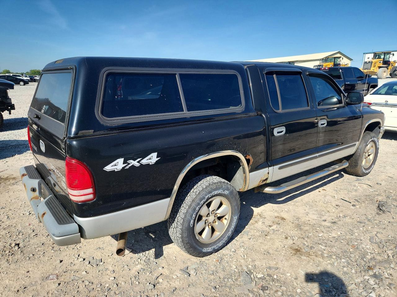 2004 Dodge Dakota Quad Slt Black vin: 1D7HG48N84S766550