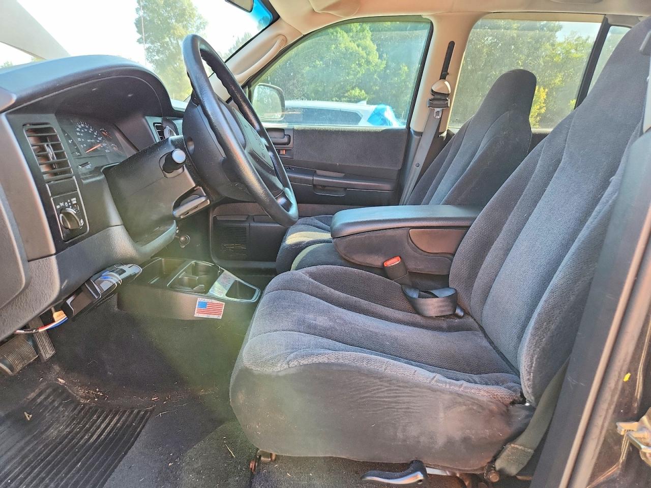 2004 Dodge Dakota Quad Slt Black vin: 1D7HG48N84S766550