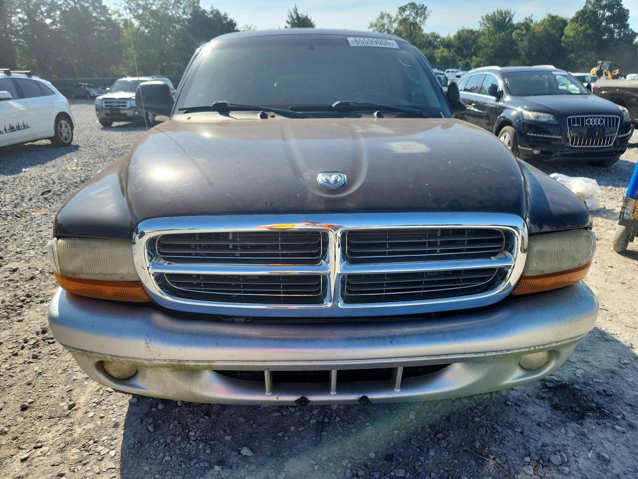 2004 Dodge Dakota Quad Slt Black vin: 1D7HG48N84S766550
