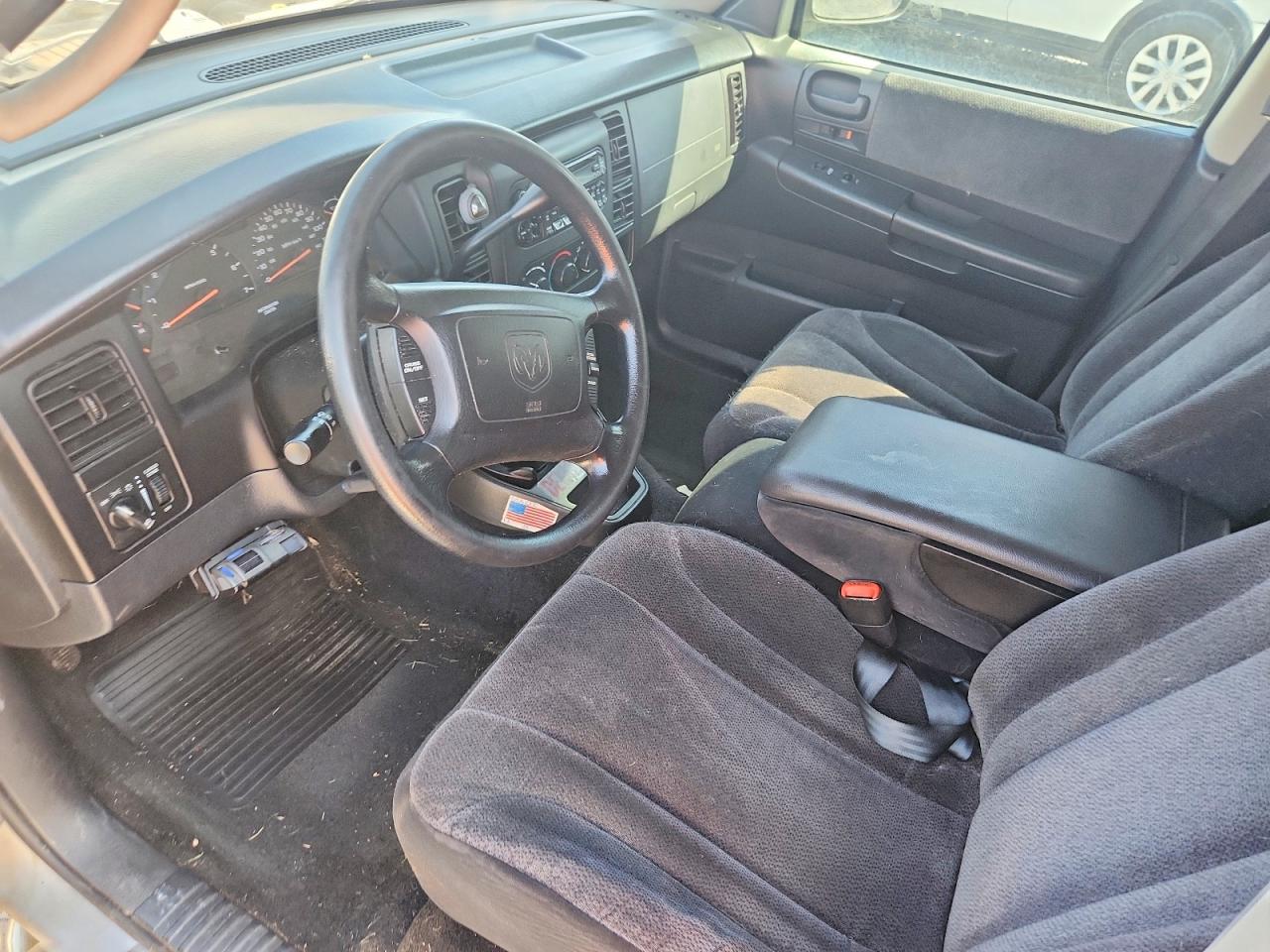 2004 Dodge Dakota Quad Slt Black vin: 1D7HG48N84S766550