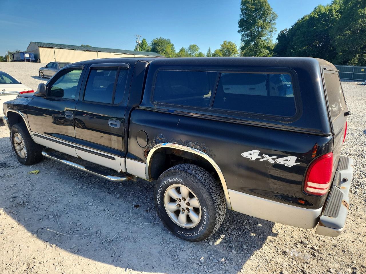2004 Dodge Dakota Quad Slt Black vin: 1D7HG48N84S766550