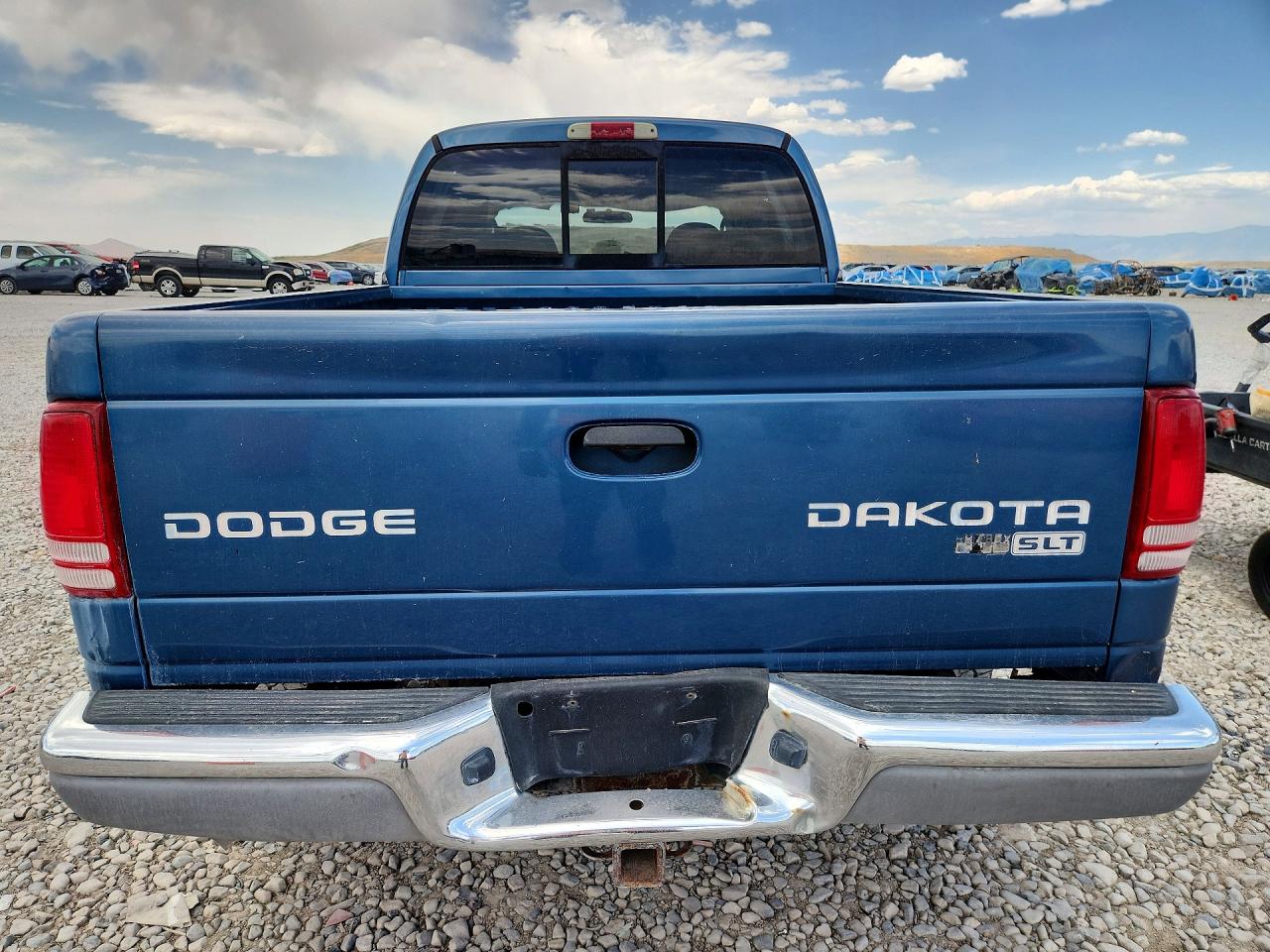 2003 Dodge Dakota Quad Slt Blue vin: 1D7HG48N93S281283