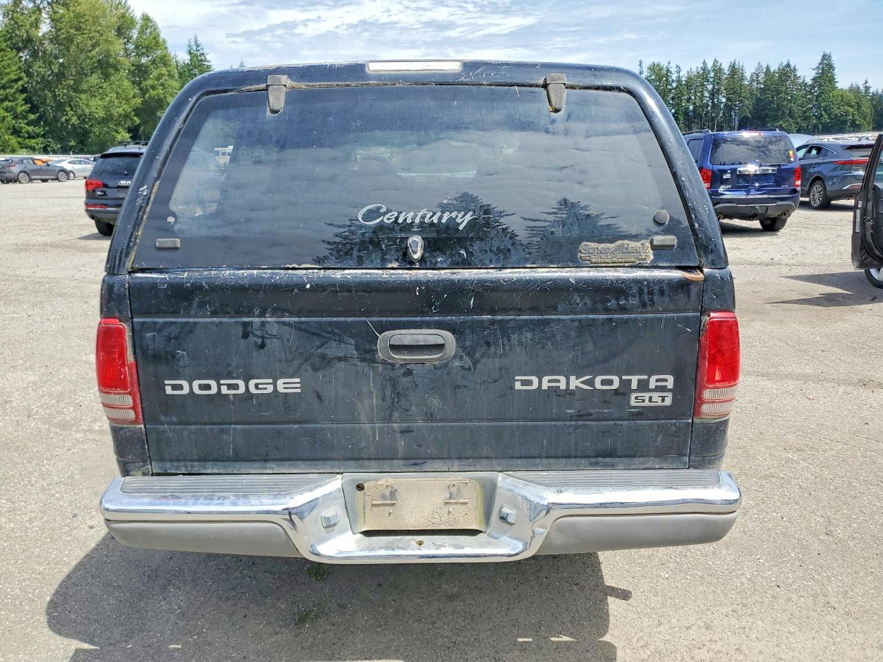 2004 Dodge Dakota Quad Slt Black vin: 1D7HG48N94S510028