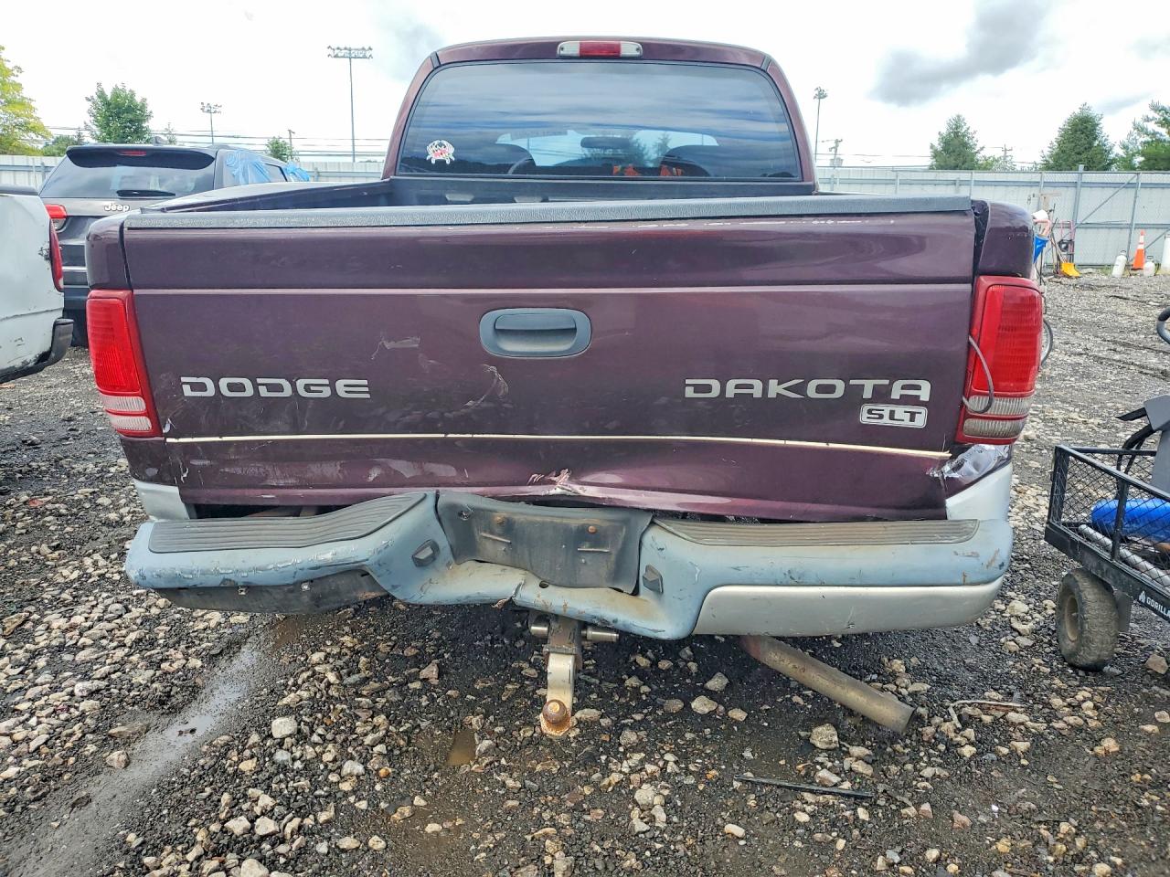 2004 Dodge Dakota Quad Slt Бордовый vin: 1D7HG48N94S701805