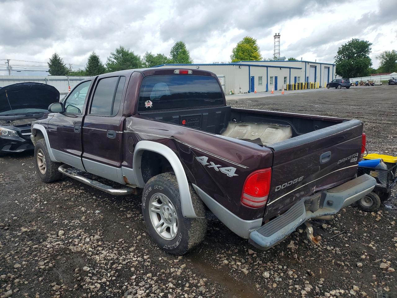 2004 Dodge Dakota Quad Slt Бордовый vin: 1D7HG48N94S701805