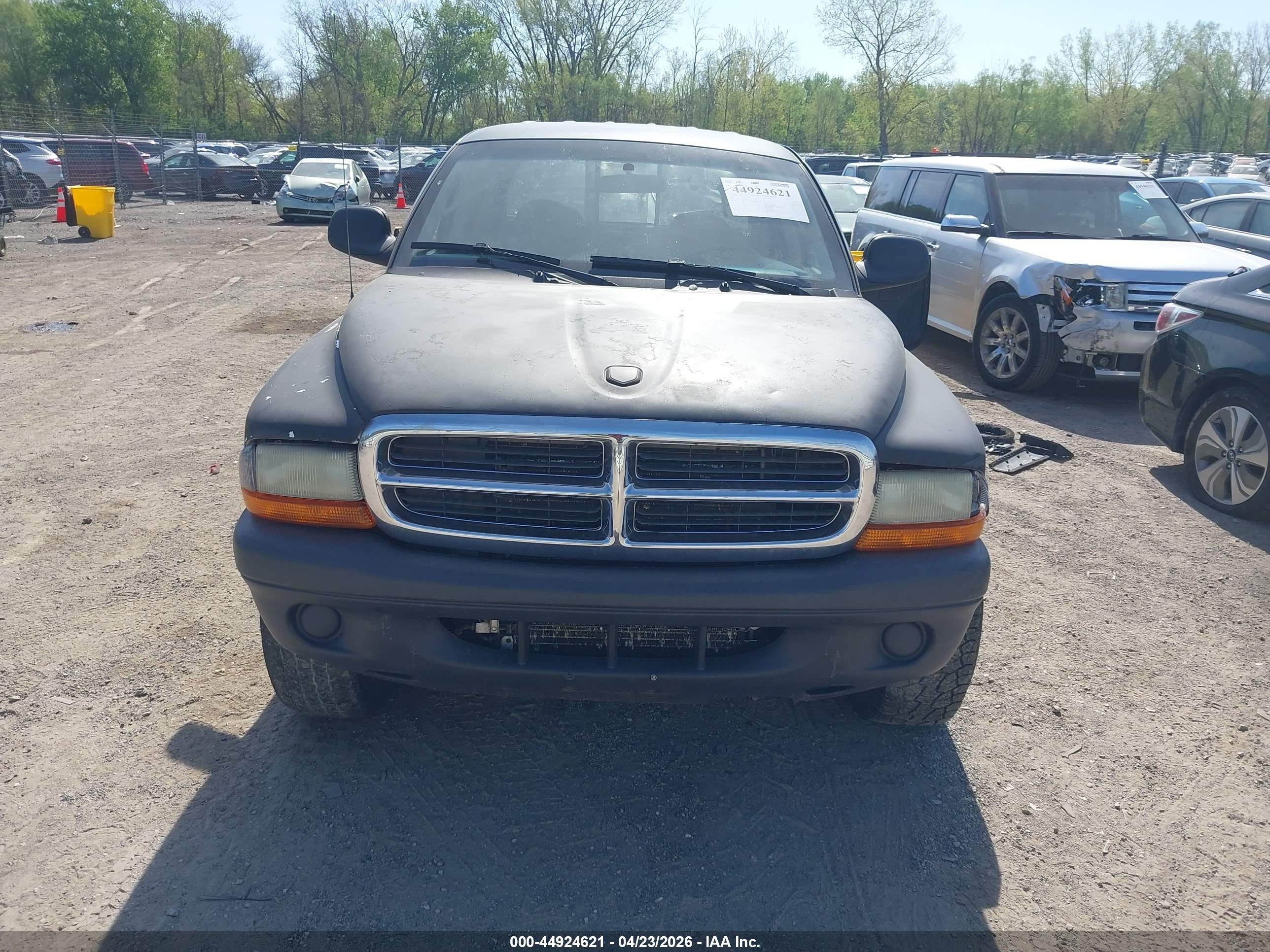 2004 Dodge Dakota Slt Black vin: 1D7HG48N94S704431