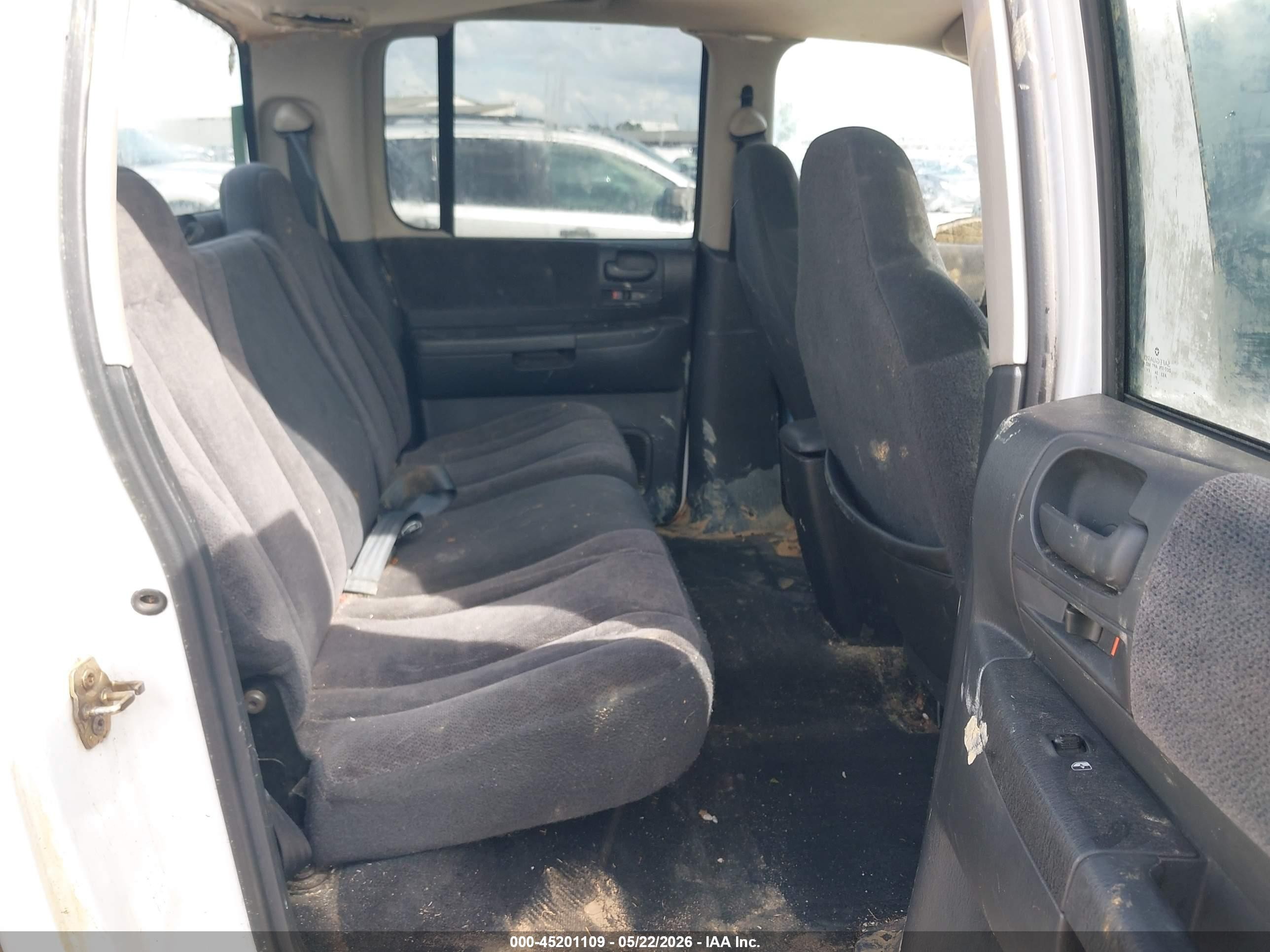 2004 Dodge Dakota Slt White vin: 1D7HG48N94S720807