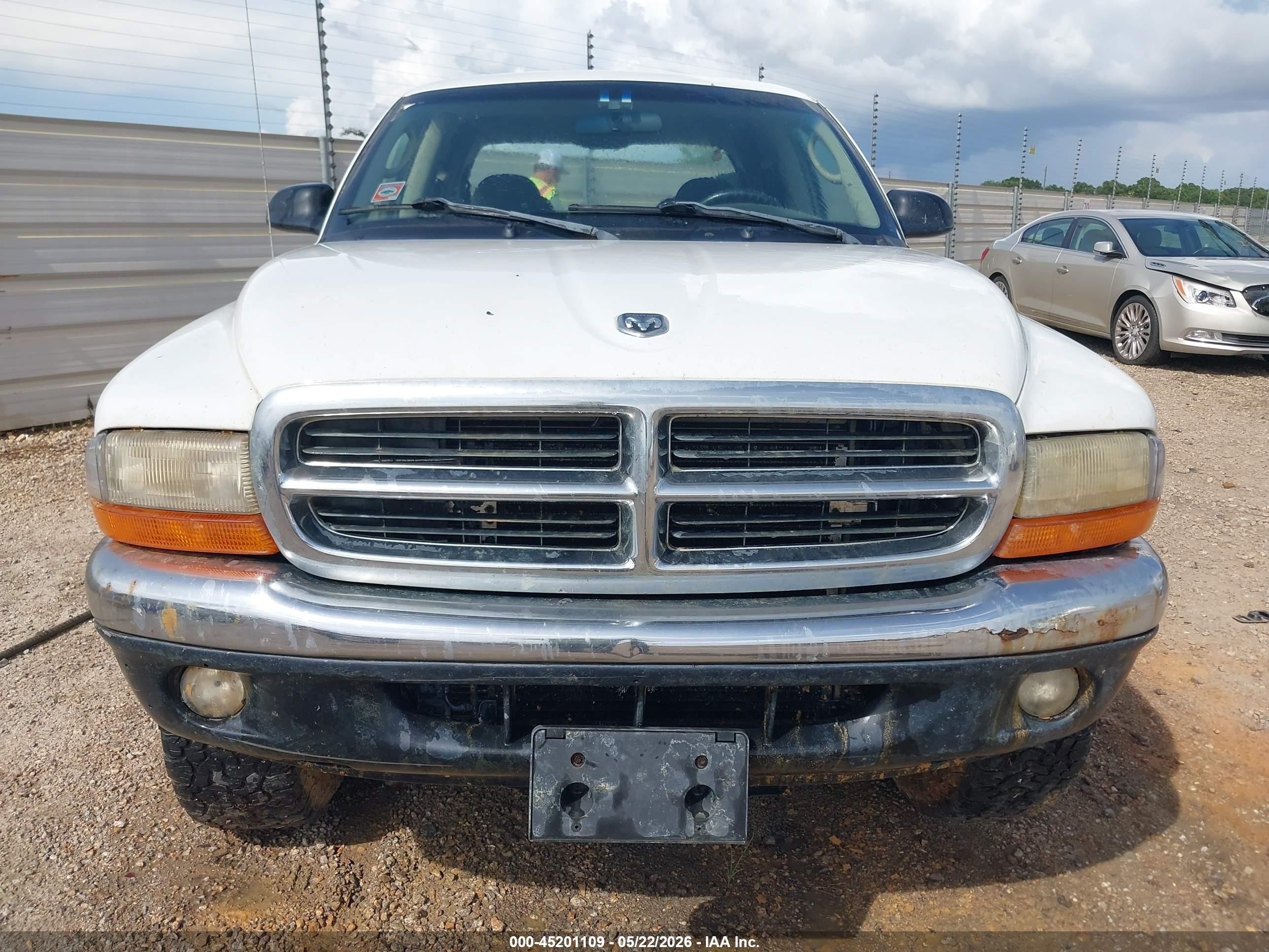 2004 Dodge Dakota Slt White vin: 1D7HG48N94S720807