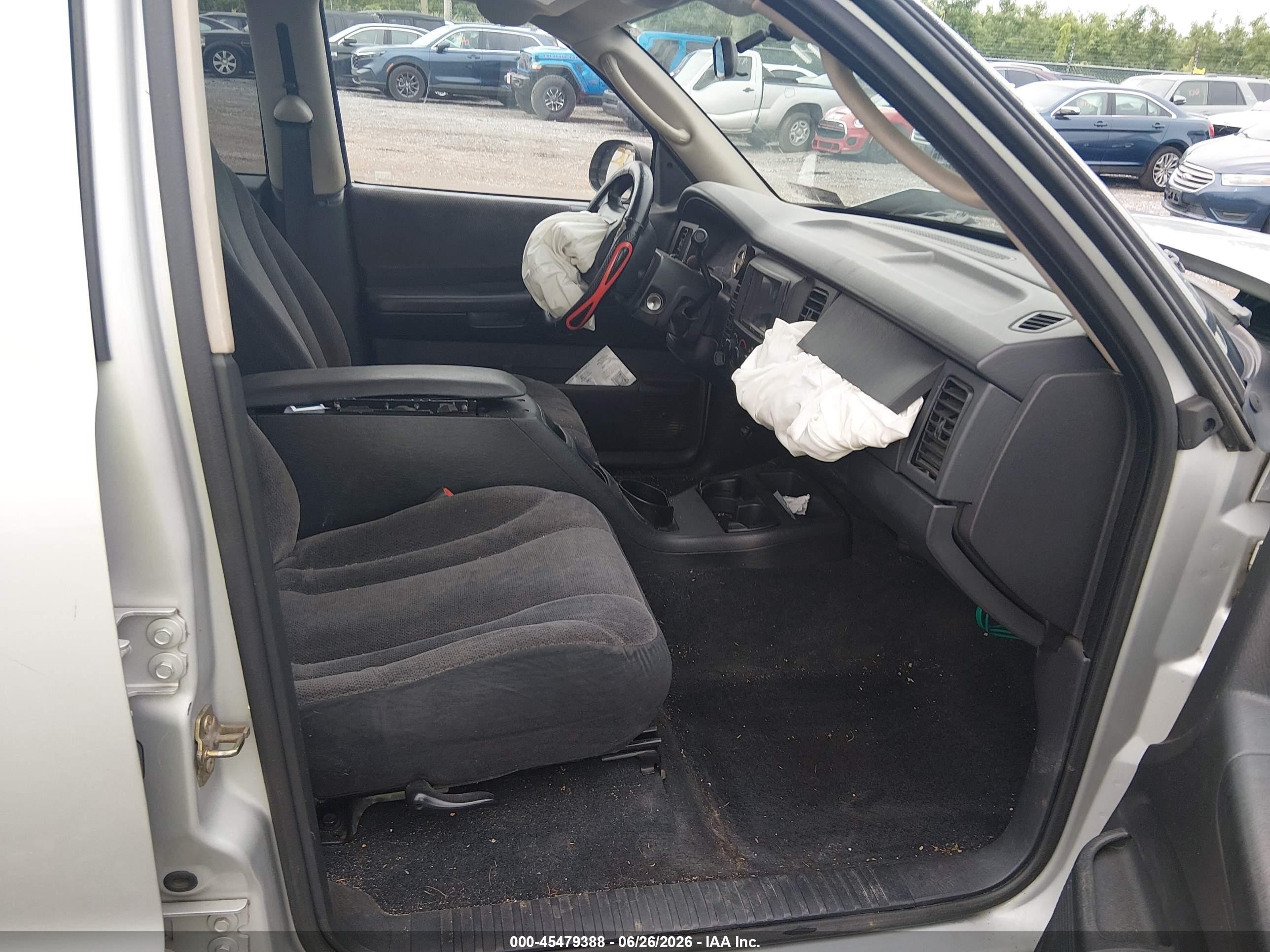 2003 Dodge Dakota Slt Серебряный vin: 1D7HG48NX3S134356