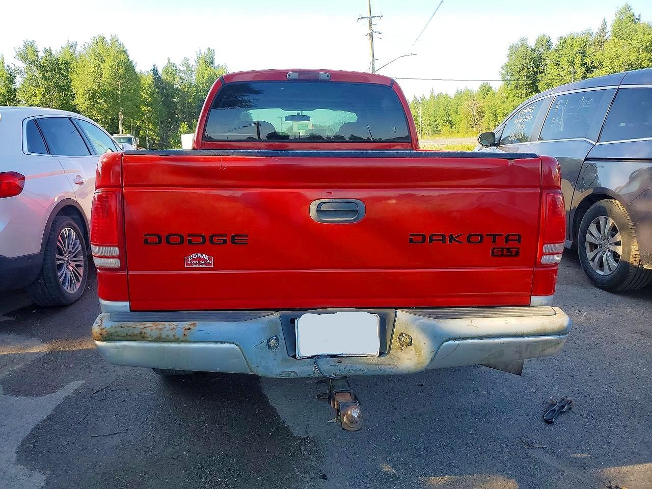 2004 Dodge Dakota Quad Slt Красный vin: 1D7HG48NX4S628198