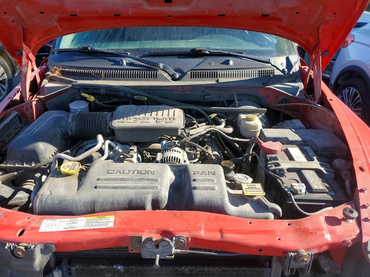 2004 Dodge Dakota Quad Slt Красный vin: 1D7HG48NX4S628198