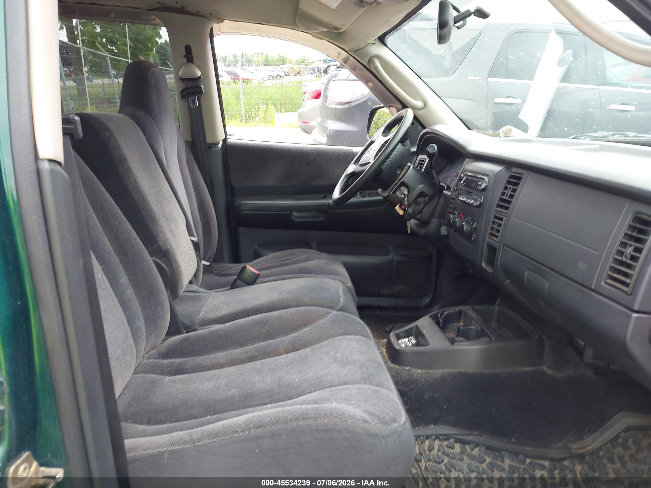2003 Dodge Dakota Slt Green vin: 1D7HG48X33S340328