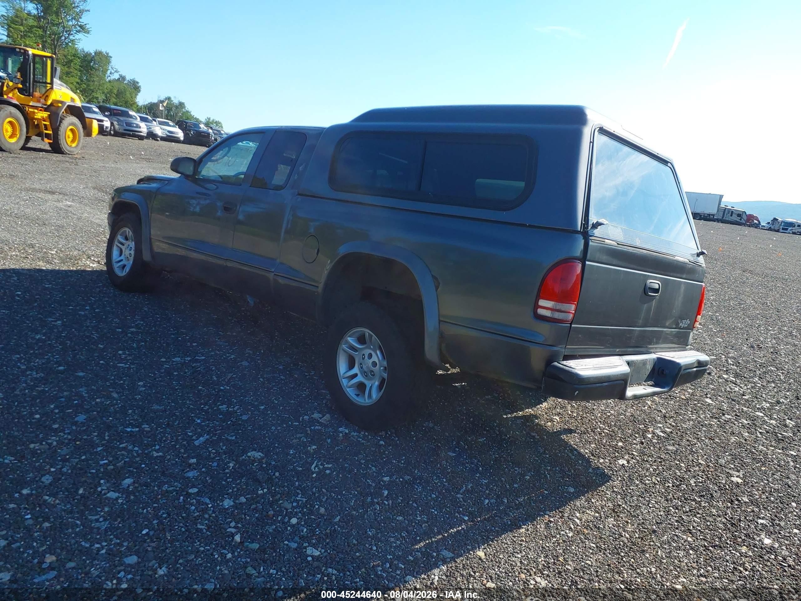 2003 Dodge Dakota Gray vin: 1D7HL12X73S358124