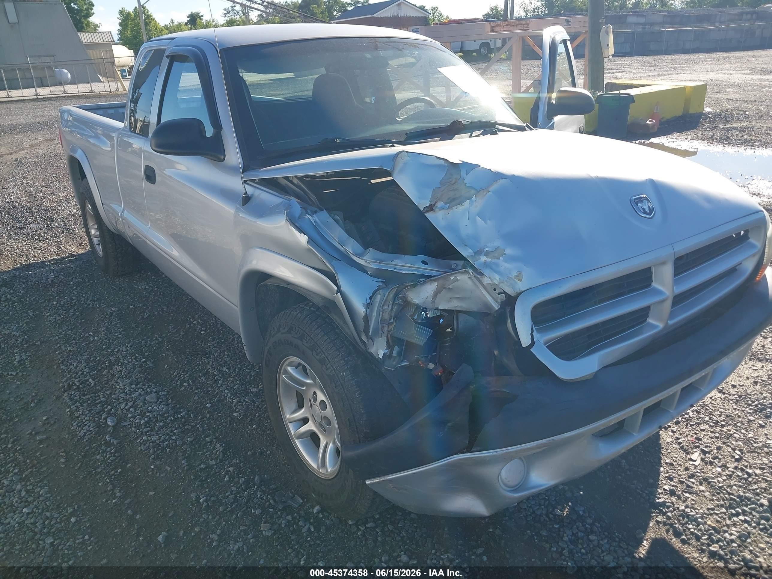 2003 Dodge Dakota Sport Серебряный vin: 1D7HL32NX3S123632
