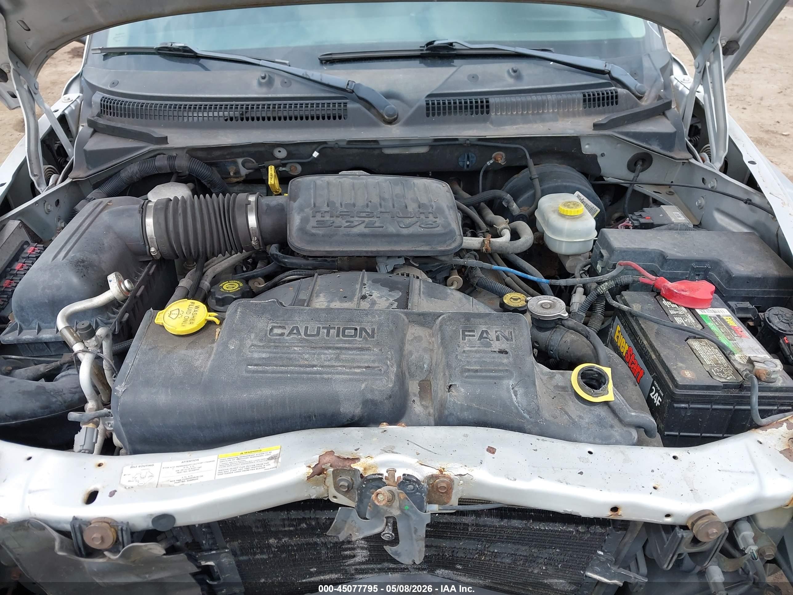 2004 Dodge Dakota Sport/sxt Серый vin: 1D7HL38K24S632998