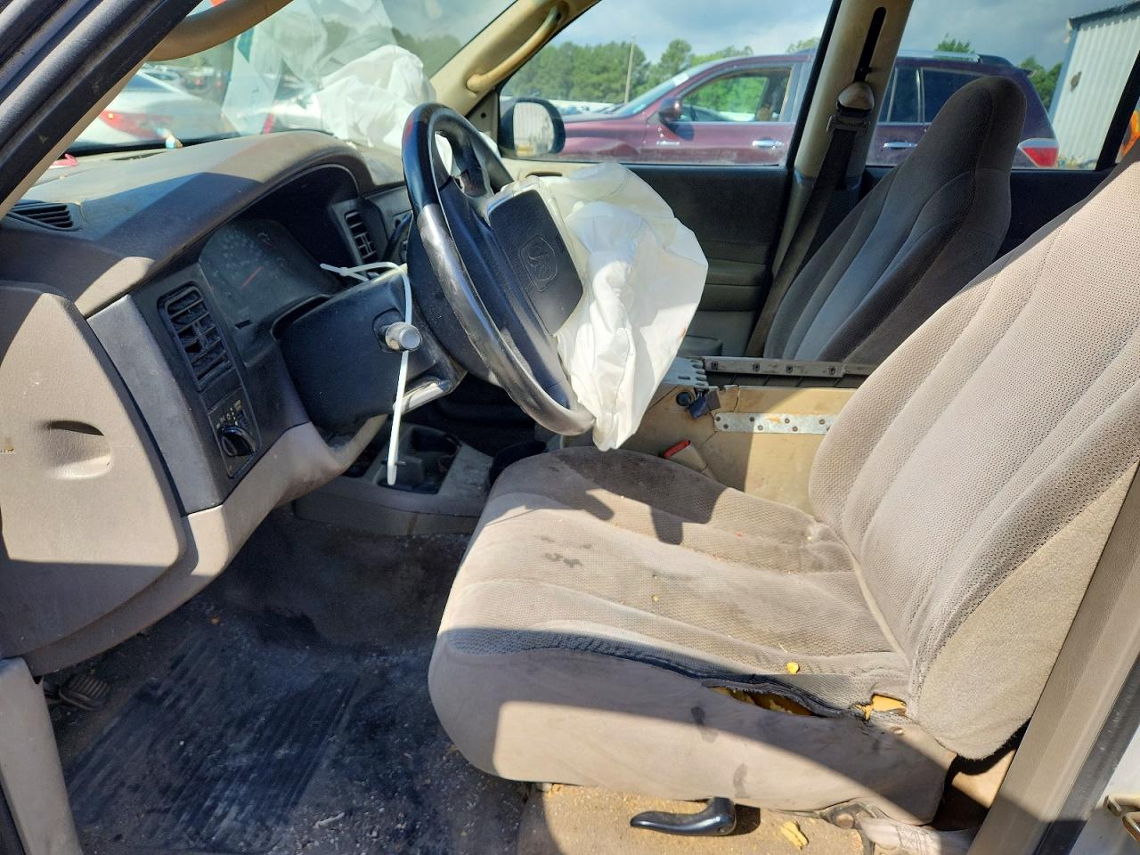 2004 Dodge Dakota Quad Sport Silver vin: 1D7HL38K94S734007