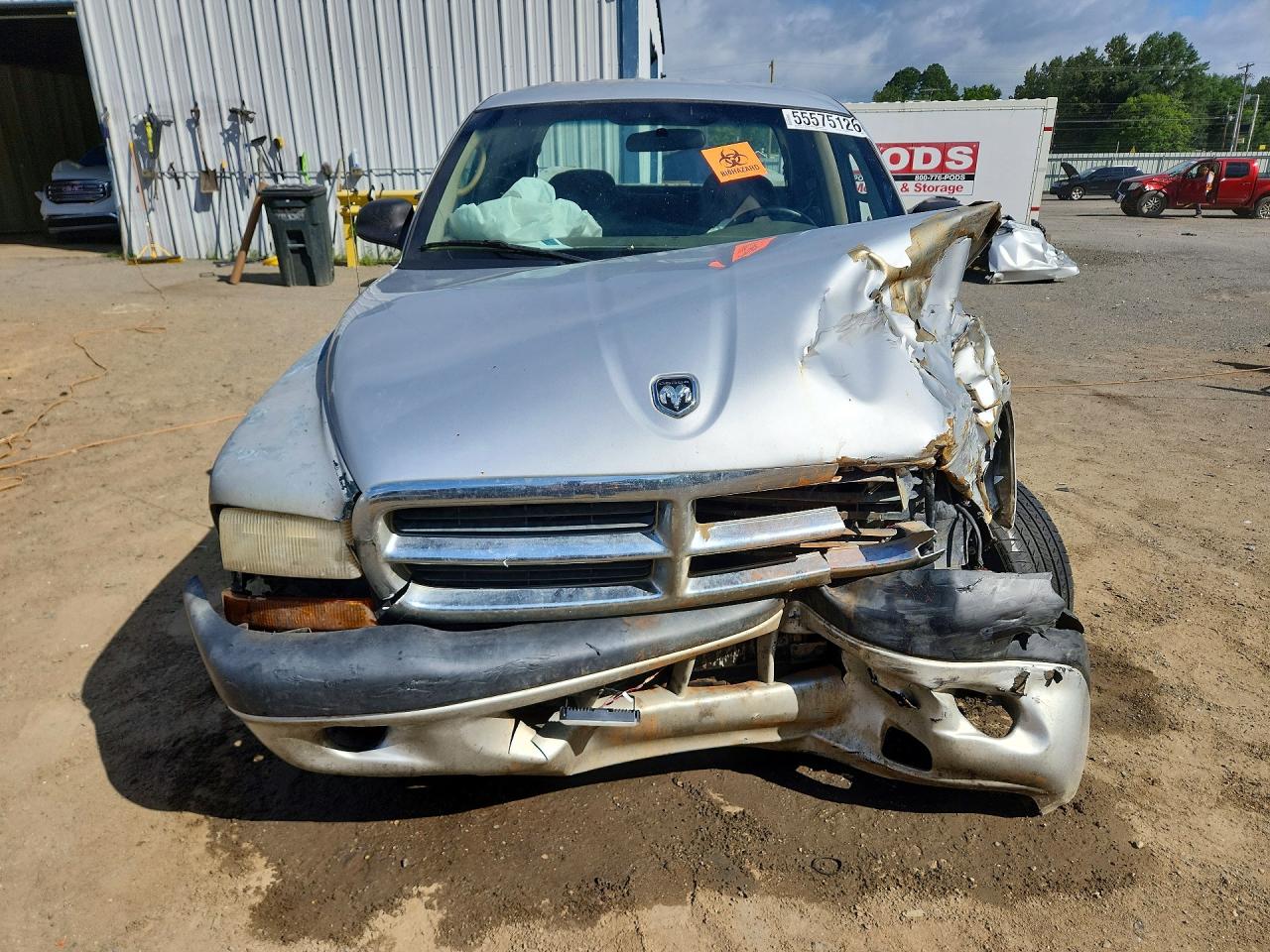 2004 Dodge Dakota Quad Sport Silver vin: 1D7HL38K94S734007