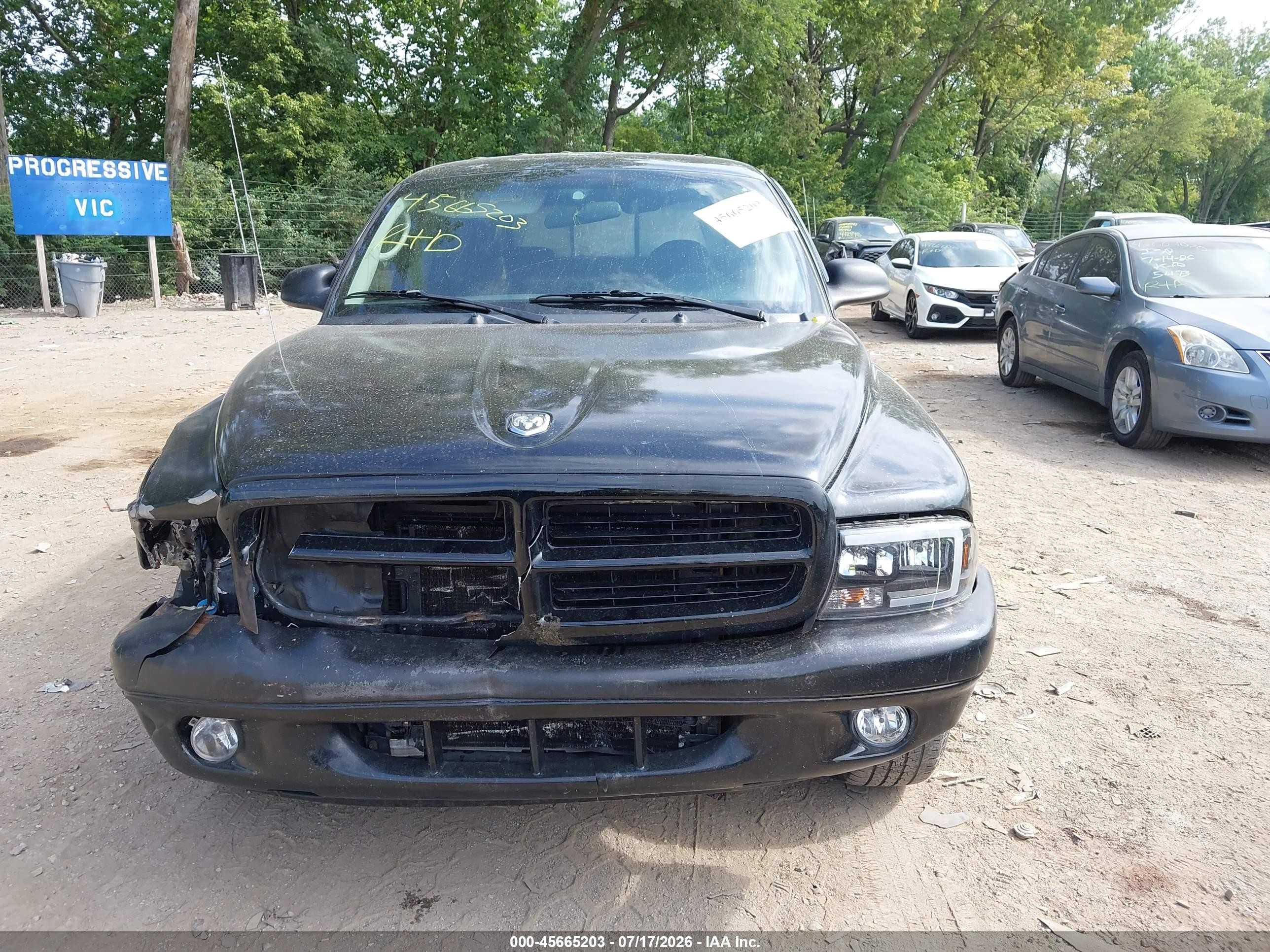 2004 Dodge Dakota Sport/sxt Black vin: 1D7HL38N24S768297