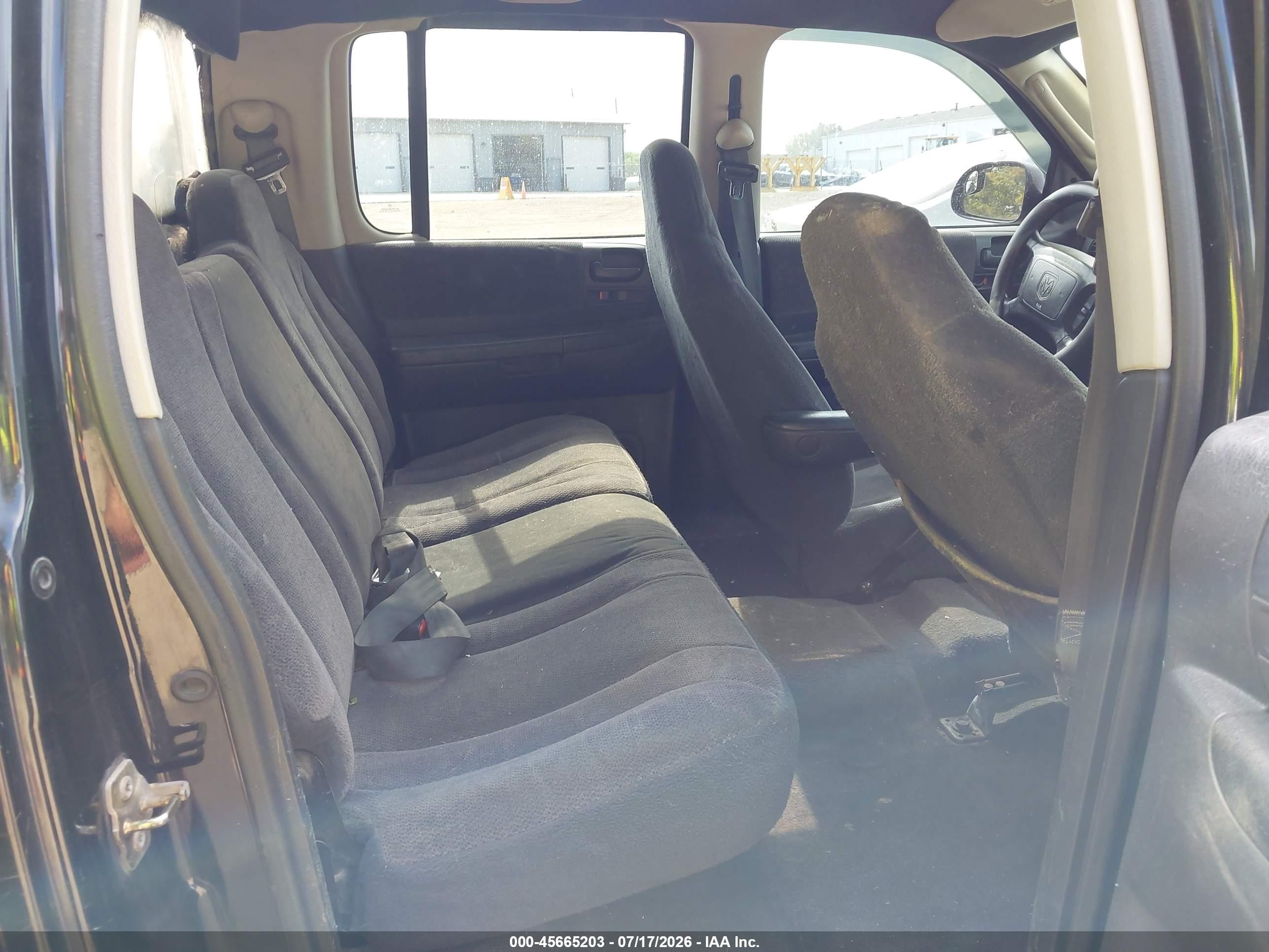 2004 Dodge Dakota Sport/sxt Black vin: 1D7HL38N24S768297