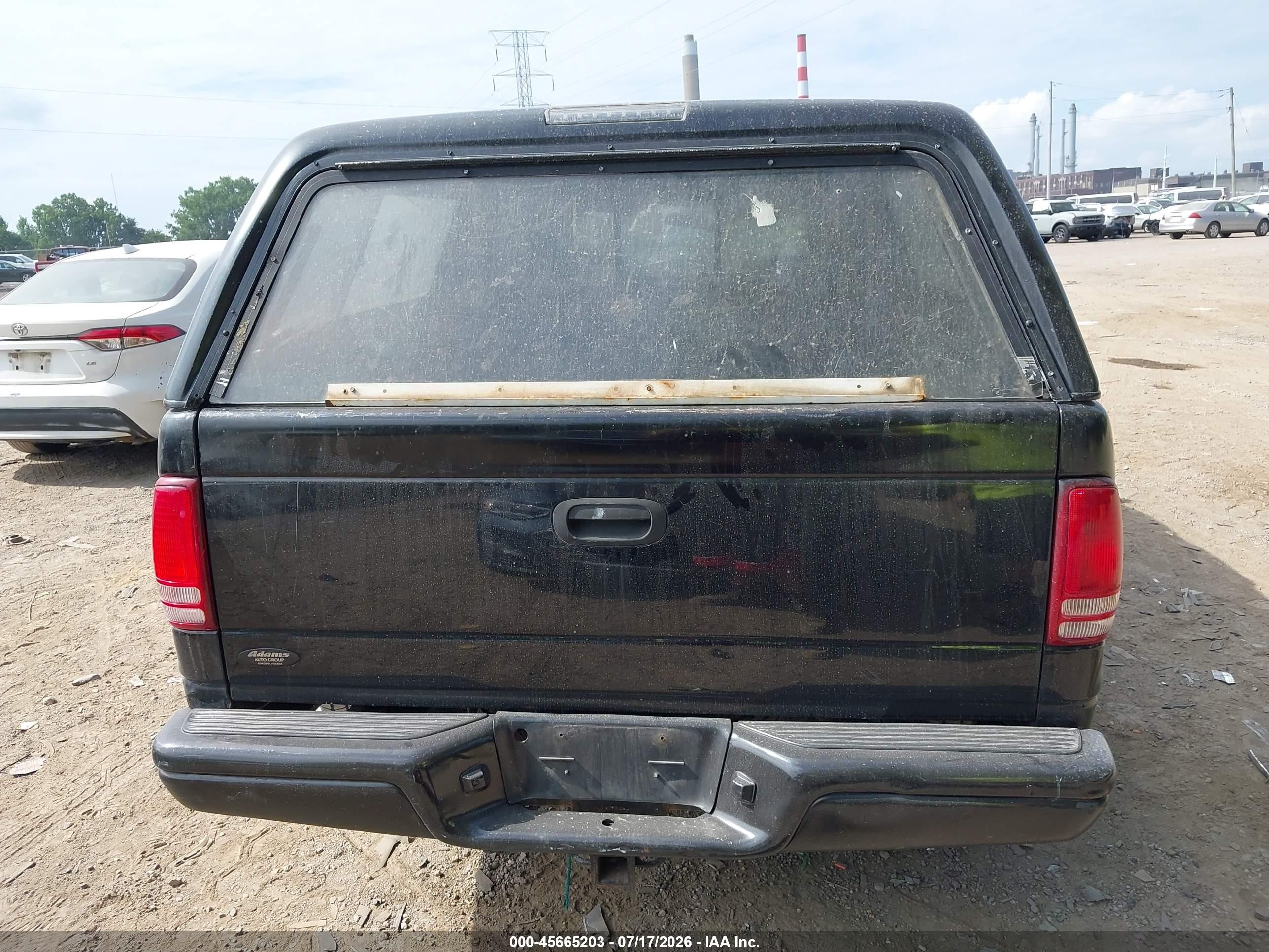 2004 Dodge Dakota Sport/sxt Black vin: 1D7HL38N24S768297