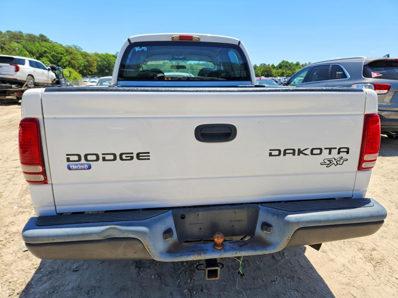2004 Dodge Dakota Quad Sport White vin: 1D7HL38NX4S774056