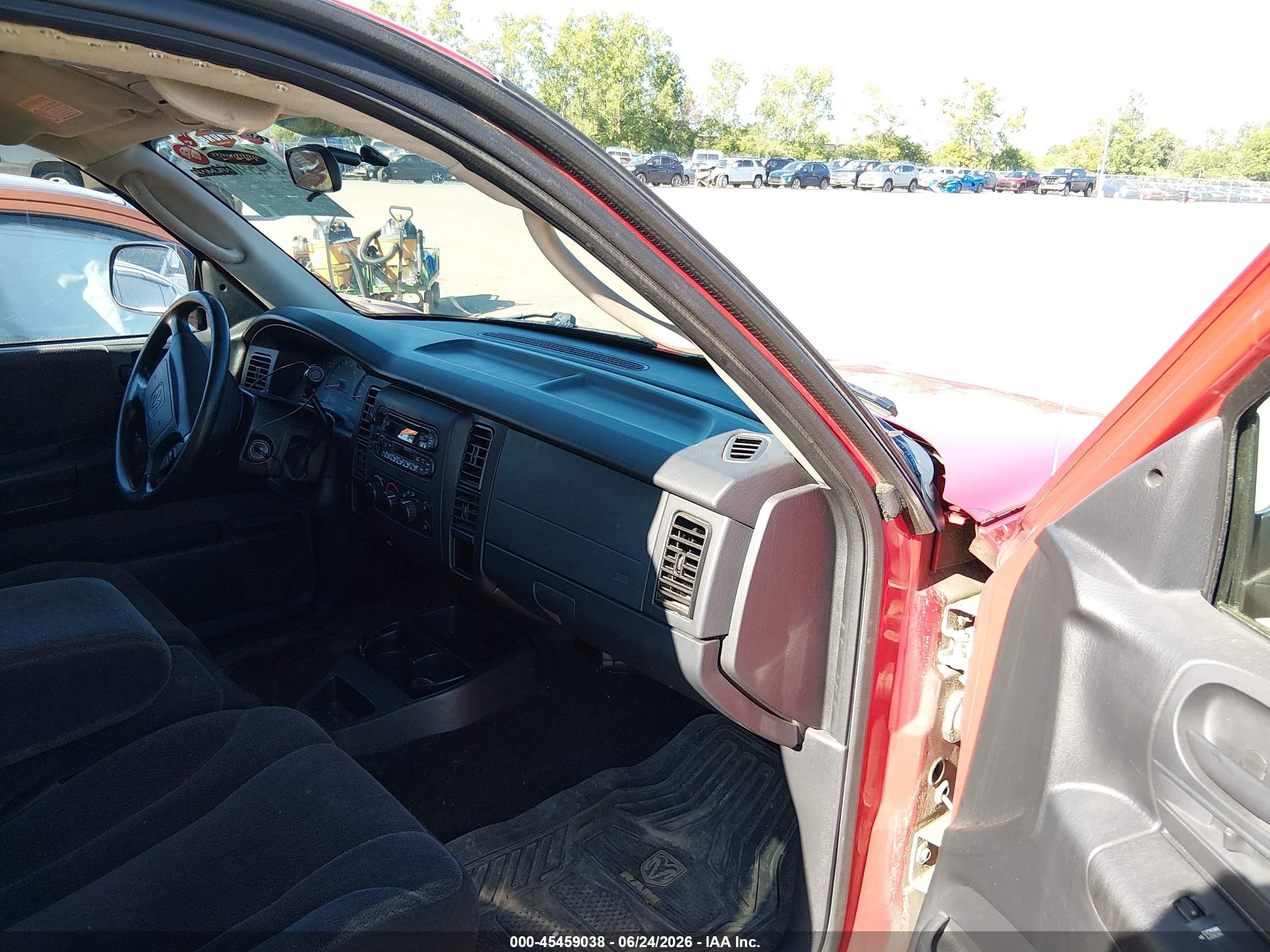 2003 Dodge Dakota Sport/sxt Red vin: 1D7HL38X03S288159