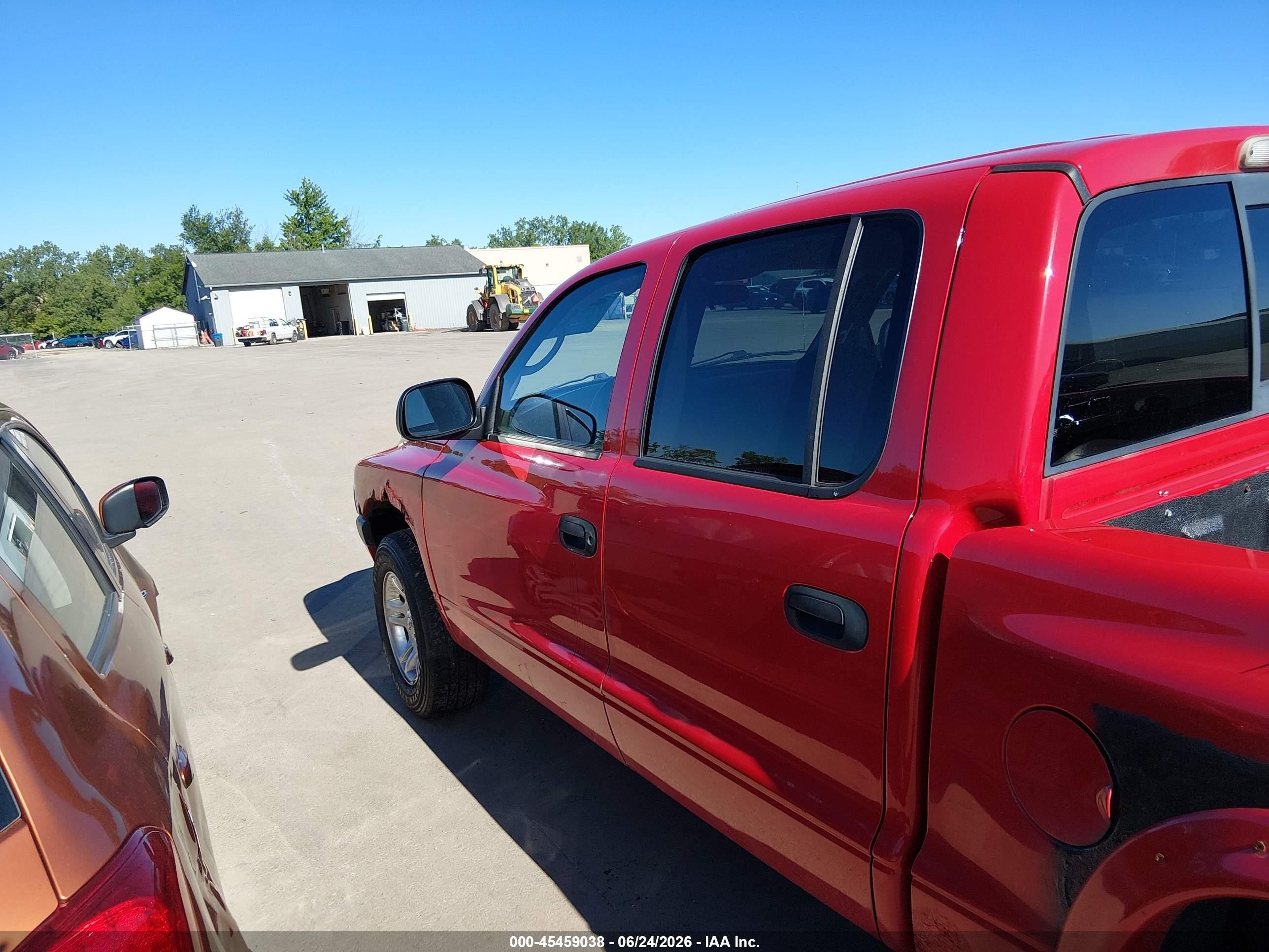 2003 Dodge Dakota Sport/sxt Red vin: 1D7HL38X03S288159