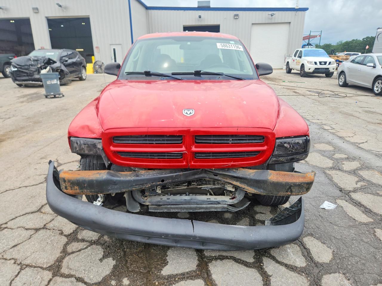 2003 Dodge Dakota Quad Sport Красный vin: 1D7HL38X23S275669