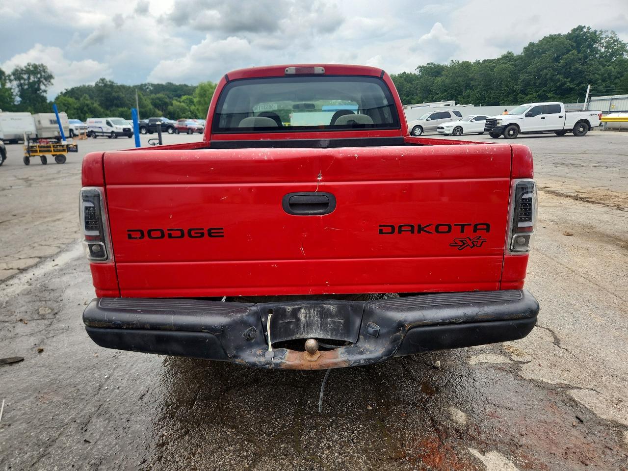 2003 Dodge Dakota Quad Sport Красный vin: 1D7HL38X23S275669