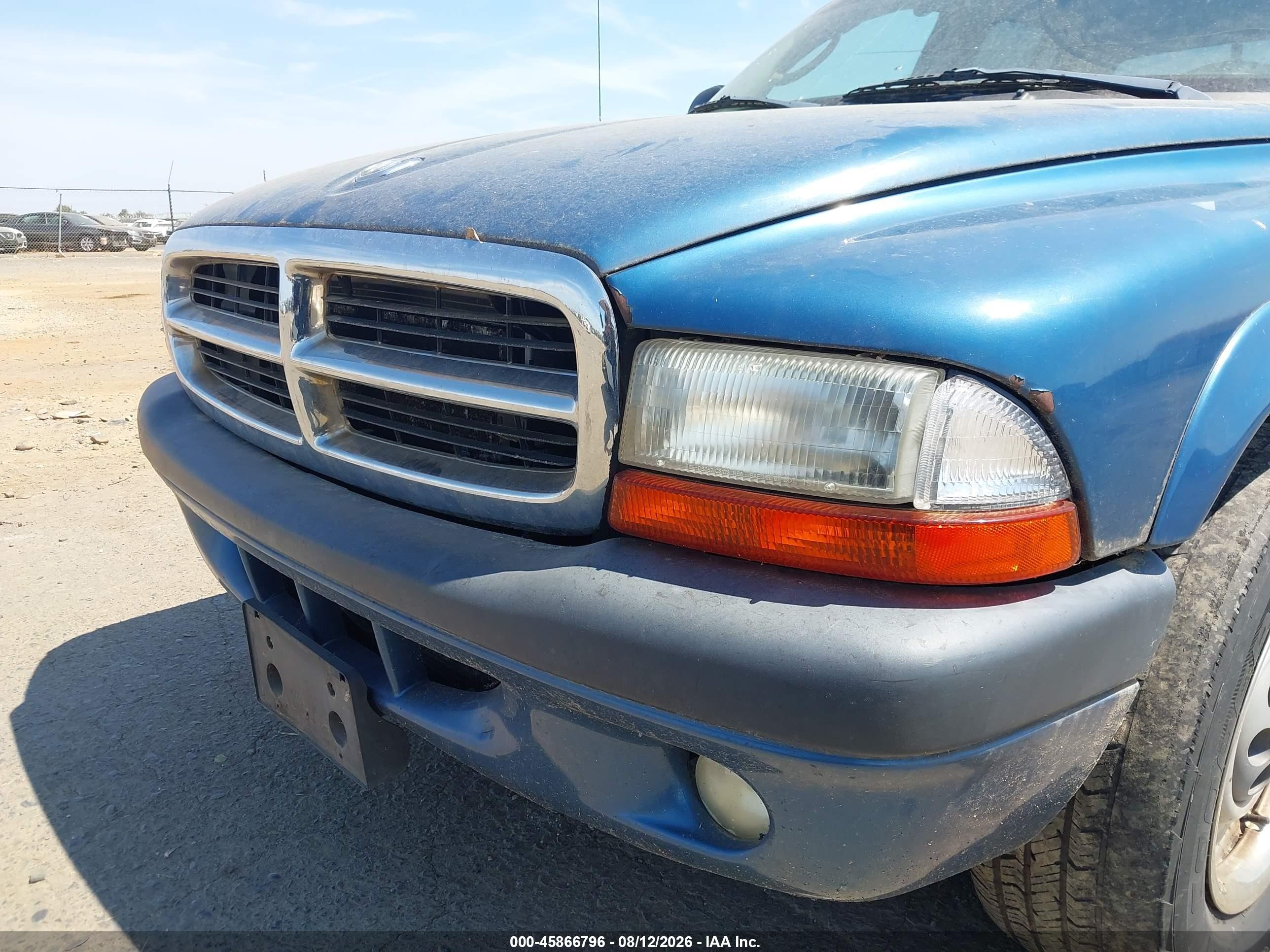 2003 Dodge Dakota Sport/sxt Синий vin: 1D7HL38X63S196313