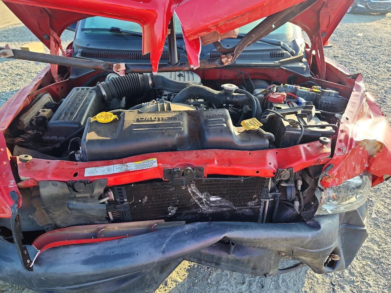 2003 Dodge Dakota Quad Sport Red vin: 1D7HL38X93S228641