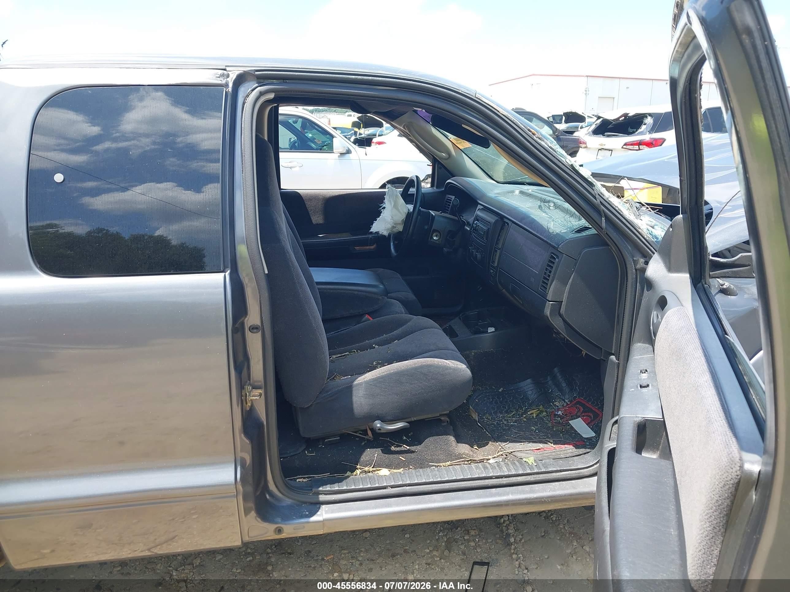2003 Dodge Dakota Slt Gray vin: 1D7HL42N63S132222