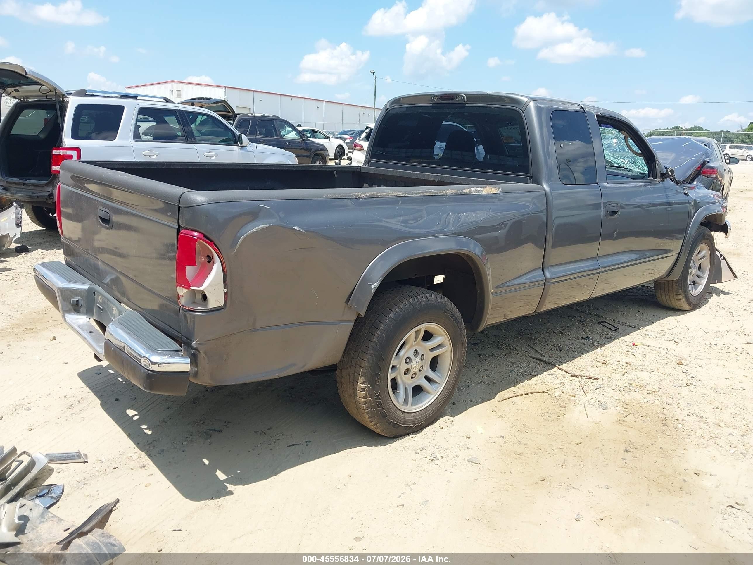 2003 Dodge Dakota Slt Gray vin: 1D7HL42N63S132222