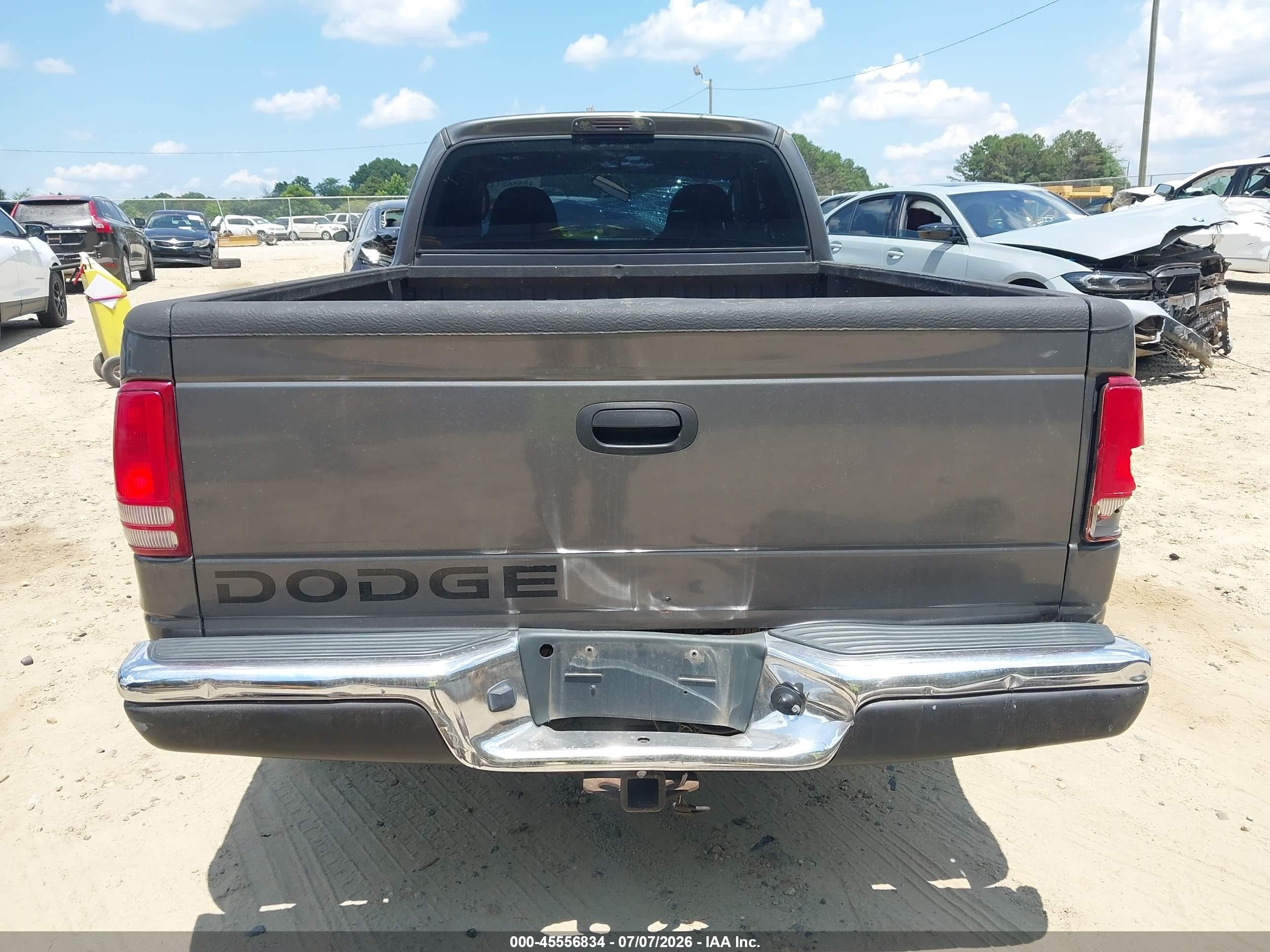 2003 Dodge Dakota Slt Gray vin: 1D7HL42N63S132222