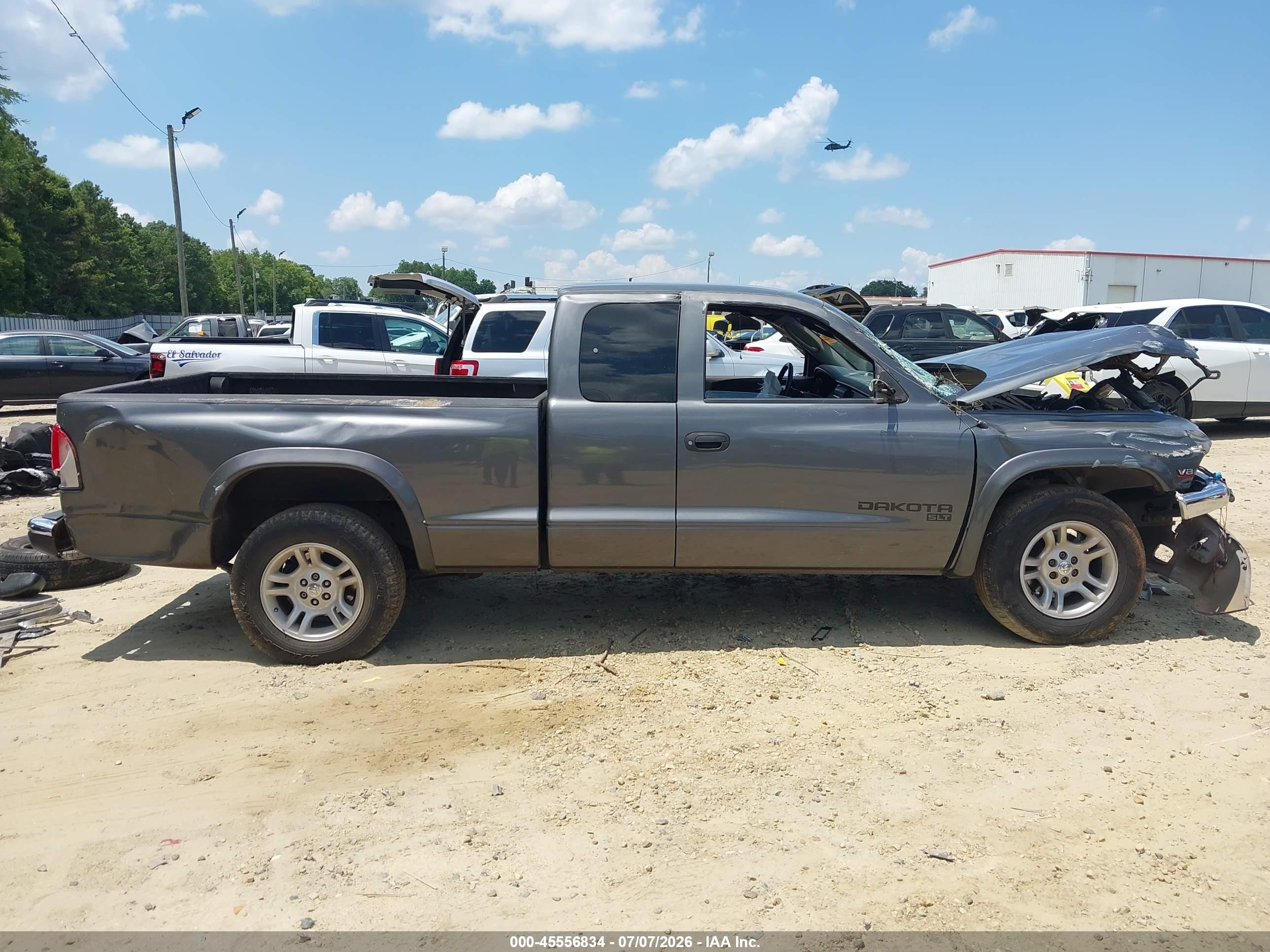 2003 Dodge Dakota Slt Gray vin: 1D7HL42N63S132222