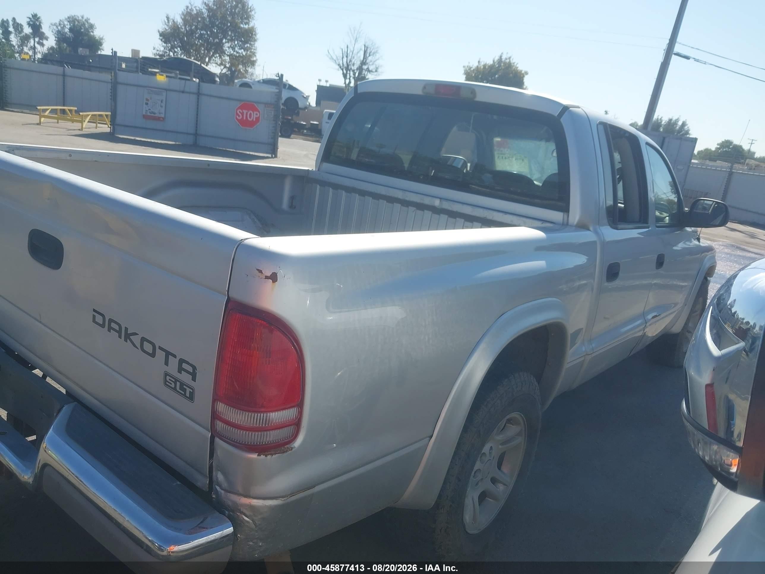 2004 Dodge Dakota Slt Серый vin: 1D7HL48K54S713435